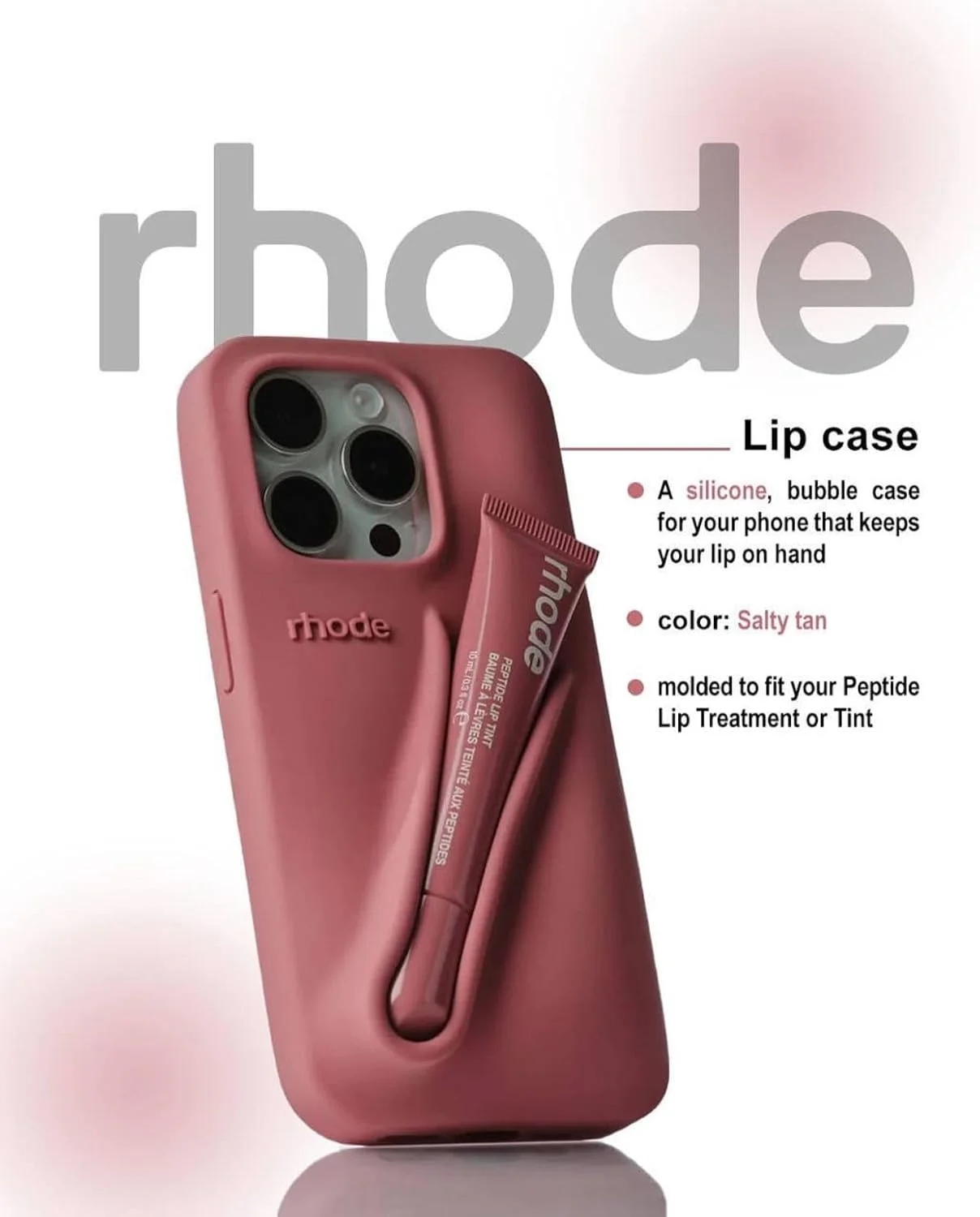 کاور گوشی آیفون 15 پرو مکس به همراه جای بالم لب و کیف سیلیکونی مسافرتی شیک (صورتی روشن) کاور گوشی آیفون 15 پرو مکس به همراه جای بالم لب و کیف سیلیکونی مسافرتی شیک (صورتی روشن)