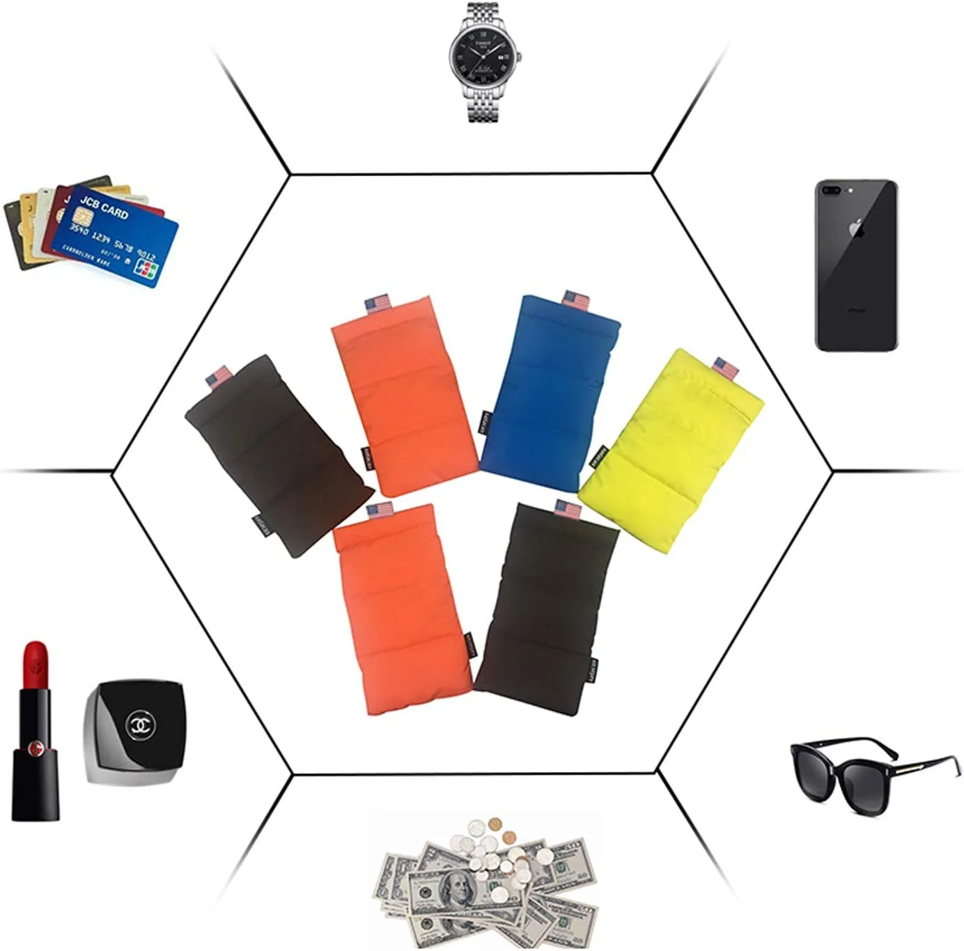 کیف حرارتی تلفن همراه برای جلوگیری از گرم شدن بیش از حد در آفتاب، کیف تلفن همراه برای کمپینگ برای جلوگیری از یخ زدگی، افزایش عمر باتری، کیف های گرم کننده تلفن همراه مناسب آیفون و سامسونگ گلکسی - زرد کیف حرارتی تلفن همراه برای جلوگیری از گرم شدن بیش از حد در آفتاب، کیف تلفن همراه برای کمپینگ برای جلوگیری از یخ زدگی، افزایش عمر باتری، کیف های گرم کننده تلفن همراه مناسب آیفون و سامسونگ گلکسی - زرد