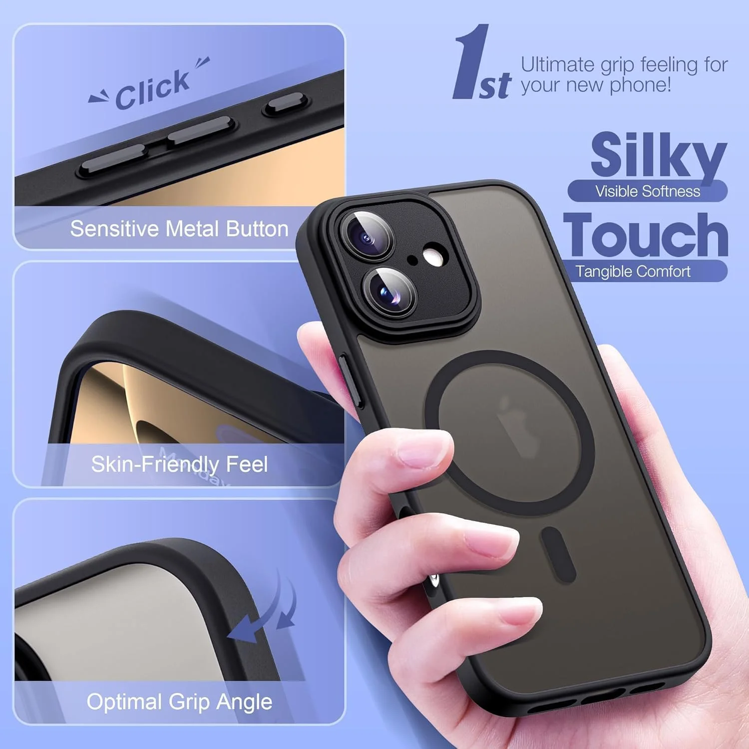 قاب مغناطیسی برای آیفون 16 پلاس، قاب گوشی آیفون 16 پلاس با محافظ صفحه نمایش X2 و محافظ دوربین، پوشش مات نیمه شفاف ضد ضربه برای آیفون 16 پلاس - سبز قاب مغناطیسی برای آیفون 16 پلاس، قاب گوشی آیفون 16 پلاس با محافظ صفحه نمایش X2 و محافظ دوربین، پوشش مات نیمه شفاف ضد ضربه برای آیفون 16 پلاس - سبز