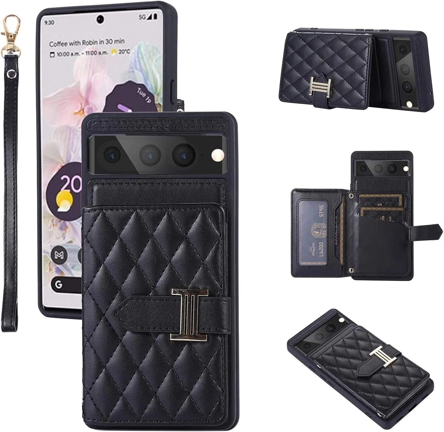 کاور کیف پول گوشی موبایل گوگل پیکسل 7 پرو 5G با بند دوشی و جای کارت اعتباری چرمی، کیف پول تاشو، لوازم جانبی موبایل پیکسل 7 پرو پیکسل 7 ایکس ال سون 7 پرو 6.7 دخترانه پسرانه مشکی کاور کیف پول گوشی موبایل گوگل پیکسل 7 پرو 5G با بند دوشی و جای کارت اعتباری چرمی، کیف پول تاشو، لوازم جانبی موبایل پیکسل 7 پرو پیکسل 7 ایکس ال سون 7 پرو 6.7 دخترانه پسرانه مشکی