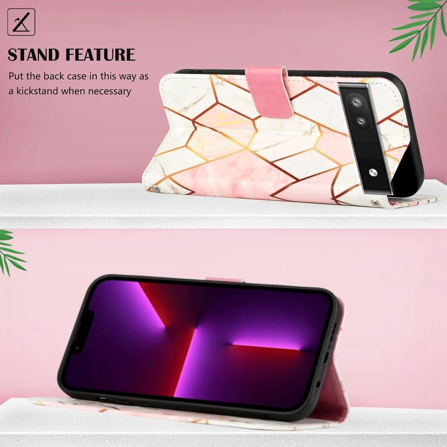 کاور محافظ گوشی گوگل پیکسل 9 پرو ایکس ال، ضد ضربه، طرح سنگ مرمر، سیلیکونی، چرمی، کیف پول تاشو با جای کارت و پایه نگهدارنده - صورتی کاور محافظ گوشی گوگل پیکسل 9 پرو ایکس ال، ضد ضربه، طرح سنگ مرمر، سیلیکونی، چرمی، کیف پول تاشو با جای کارت و پایه نگهدارنده - صورتی