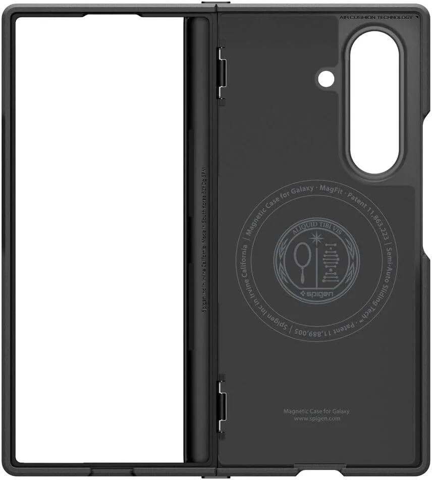 کاور محافظ گوشی سامسونگ گلکسی زد فولد 7 مدل Slim Armor Pro MagFit برند Spigen (سال 2025) با پوشش لولا - رنگ خاکستری متالیک کاور محافظ گوشی سامسونگ گلکسی زد فولد 7 مدل Slim Armor Pro MagFit برند Spigen (سال 2025) با پوشش لولا - رنگ خاکستری متالیک