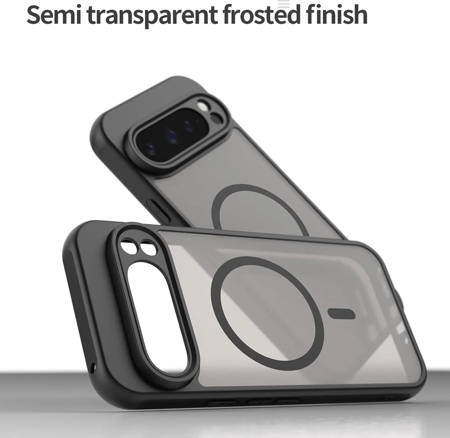 کاور مشکی رنگ Iling مناسب برای گوشی گوگل پیکسل 10 / گوگل پیکسل 10 پرو، سازگار با شارژ مغناطیسی، بسیار نازک، مات و نیمه شفاف، با بامپر سیلیکونی و TPU مقاوم در برابر ضربه کاور مشکی رنگ Iling مناسب برای گوشی گوگل پیکسل 10 / گوگل پیکسل 10 پرو، سازگار با شارژ مغناطیسی، بسیار نازک، مات و نیمه شفاف، با بامپر سیلیکونی و TPU مقاوم در برابر ضربه