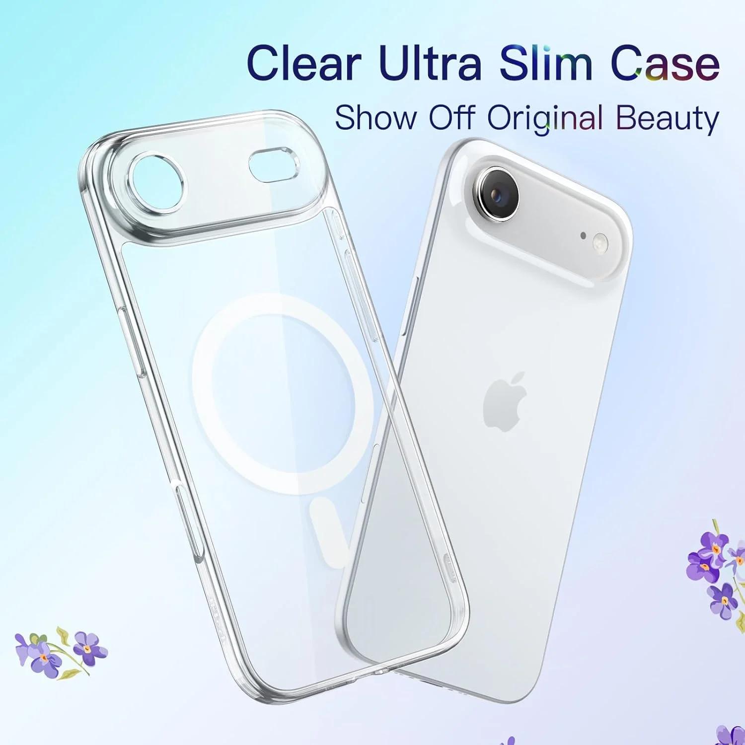 کاور محافظ باریک مغناطیسی JETech مناسب آیفون 17 Air سازگار با MagSafe، محافظت کامل لنز دوربین، کاور محافظ گوشی فوق العاده نازک، سبک و شفاف با طراحی مینیمالیستی، صفحه نمایش 6.5 اینچی (شفاف) کاور محافظ باریک مغناطیسی JETech مناسب آیفون 17 Air سازگار با MagSafe، محافظت کامل لنز دوربین، کاور محافظ گوشی فوق العاده نازک، سبک و شفاف با طراحی مینیمالیستی، صفحه نمایش 6.5 اینچی (شفاف)