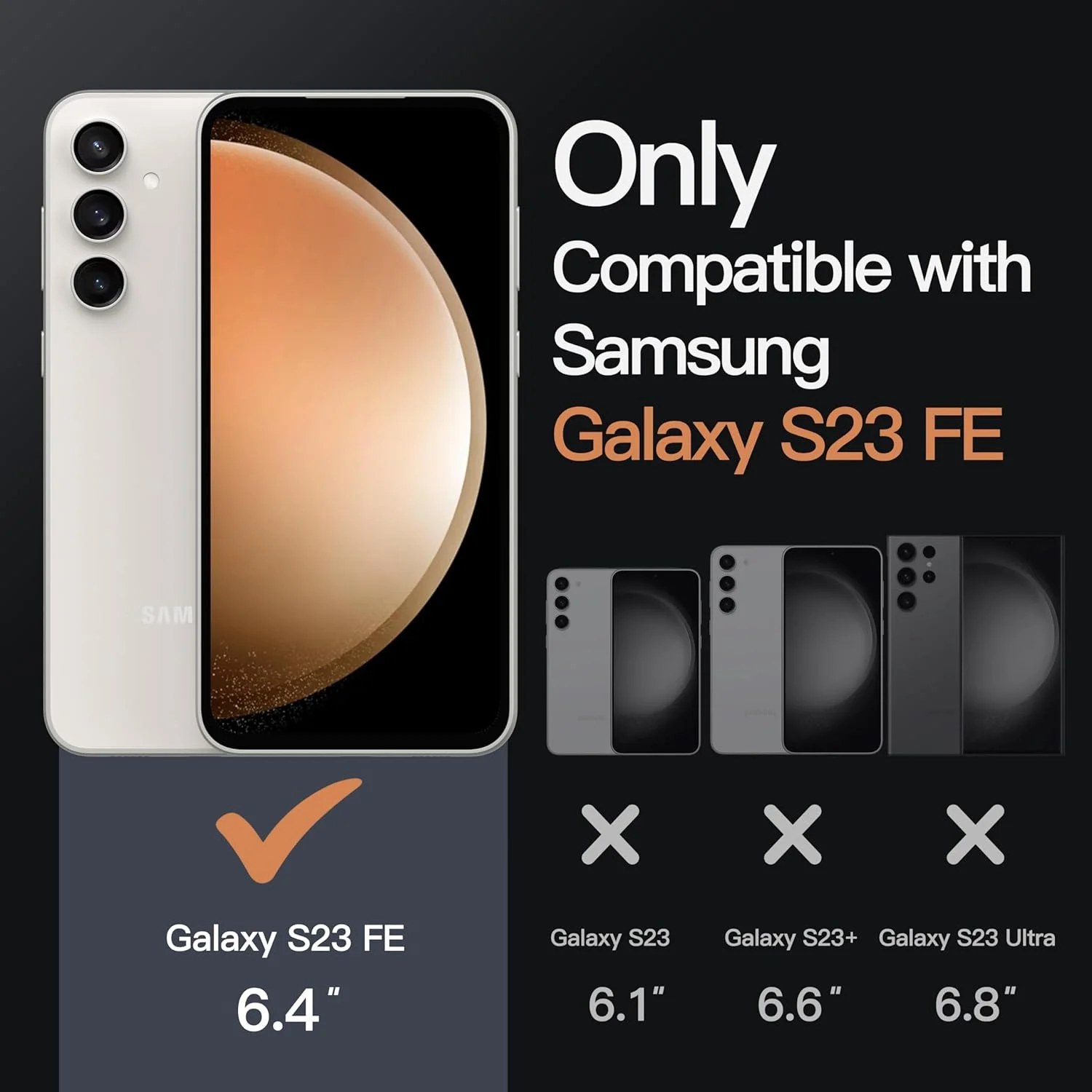 کاور محافظ گوشی JETech برای سامسونگ گلکسی S23 FE 6.4 اینچی، بامپر ضد ضربه با عدم تغییر رنگ، پشت PC سخت ضد خش (شفاف) کاور محافظ گوشی JETech برای سامسونگ گلکسی S23 FE 6.4 اینچی، بامپر ضد ضربه با عدم تغییر رنگ، پشت PC سخت ضد خش (شفاف)