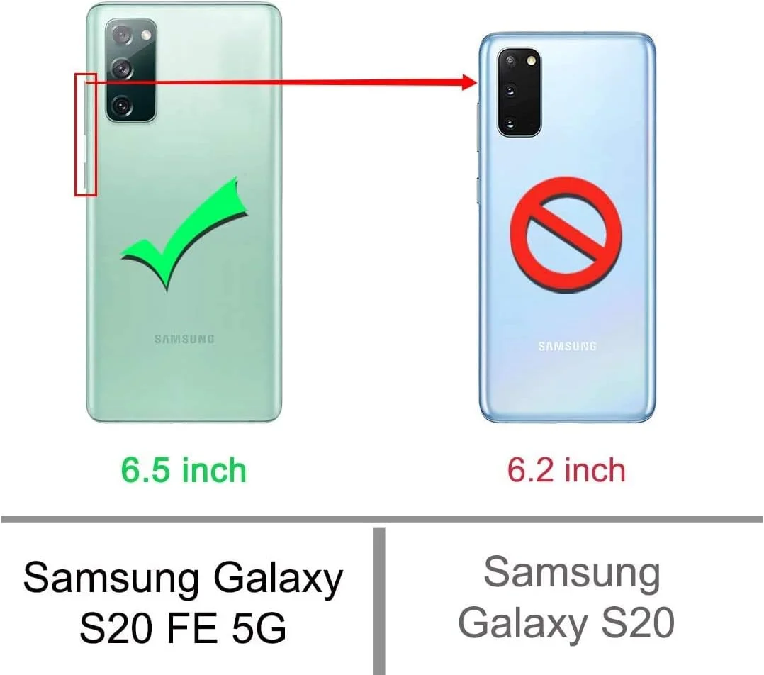 قاب محافظ گوشی سامسونگ گلکسی اس 20 اف ای 5G، شفاف، با گوشه‌های تقویت‌شده، ساخته شده از TPU منعطف و مقاوم در برابر ضربه، مناسب برای گوشی سامسونگ گلکسی اس 20 اف ای 5G، عرضه شده توسط Nice.Store.UAE (شفاف)