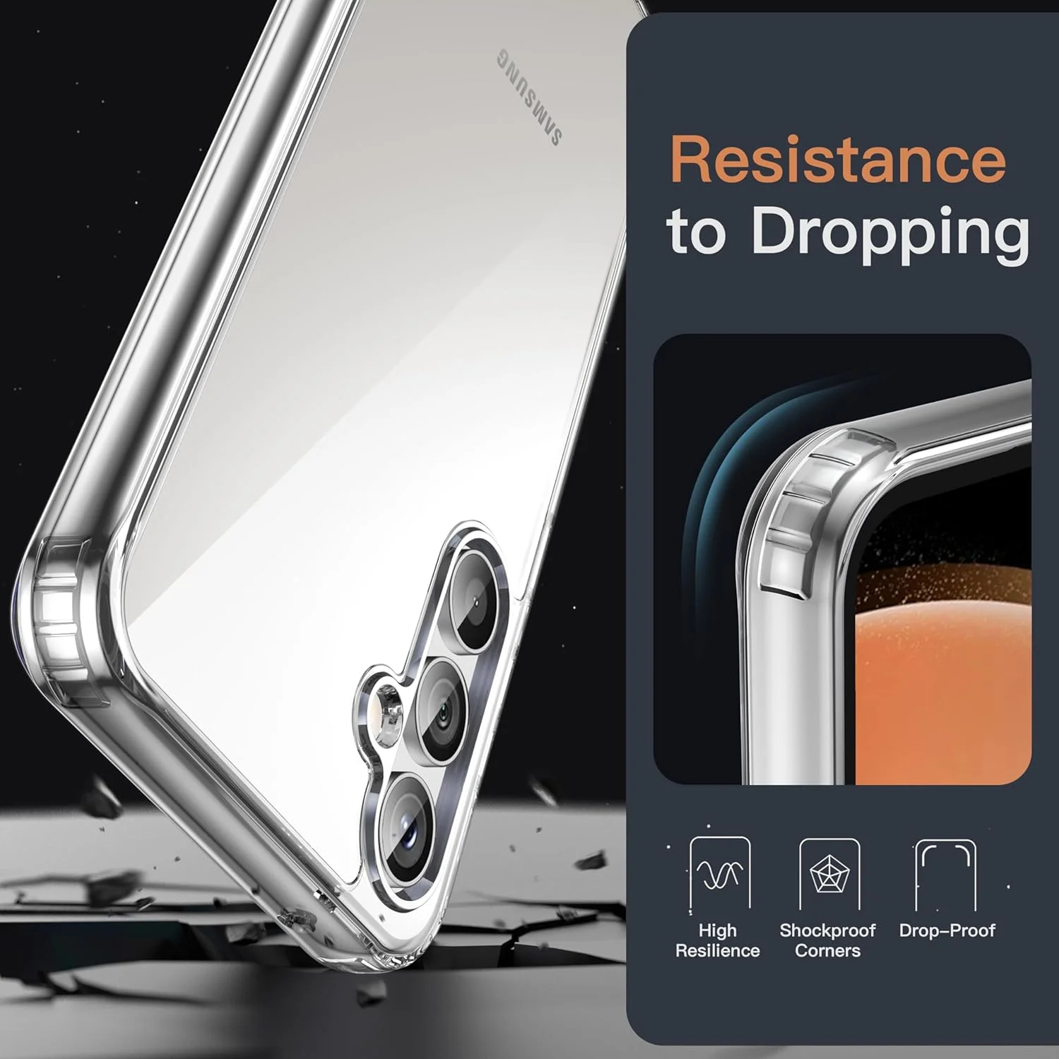 کاور محافظ گوشی JETech برای سامسونگ گلکسی S23 FE 6.4 اینچی، بامپر ضد ضربه با عدم تغییر رنگ، پشت PC سخت ضد خش (شفاف) کاور محافظ گوشی JETech برای سامسونگ گلکسی S23 FE 6.4 اینچی، بامپر ضد ضربه با عدم تغییر رنگ، پشت PC سخت ضد خش (شفاف)