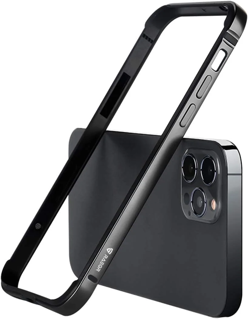 کاور گوشی RAEGR | بامپر آلومینیومی آنودایز شده | پشتیبانی از شارژ بیسیم Mag-Safe | کاور محافظ لبهای مینیمال سازگار با آیفون 12/12 پرو (6.1 اینچ) 2020 - مشکی RG10181 کاور گوشی RAEGR | بامپر آلومینیومی آنودایز شده | پشتیبانی از شارژ بیسیم Mag-Safe | کاور محافظ لبهای مینیمال سازگار با آیفون 12/12 پرو (6.1 اینچ) 2020 - مشکی RG10181