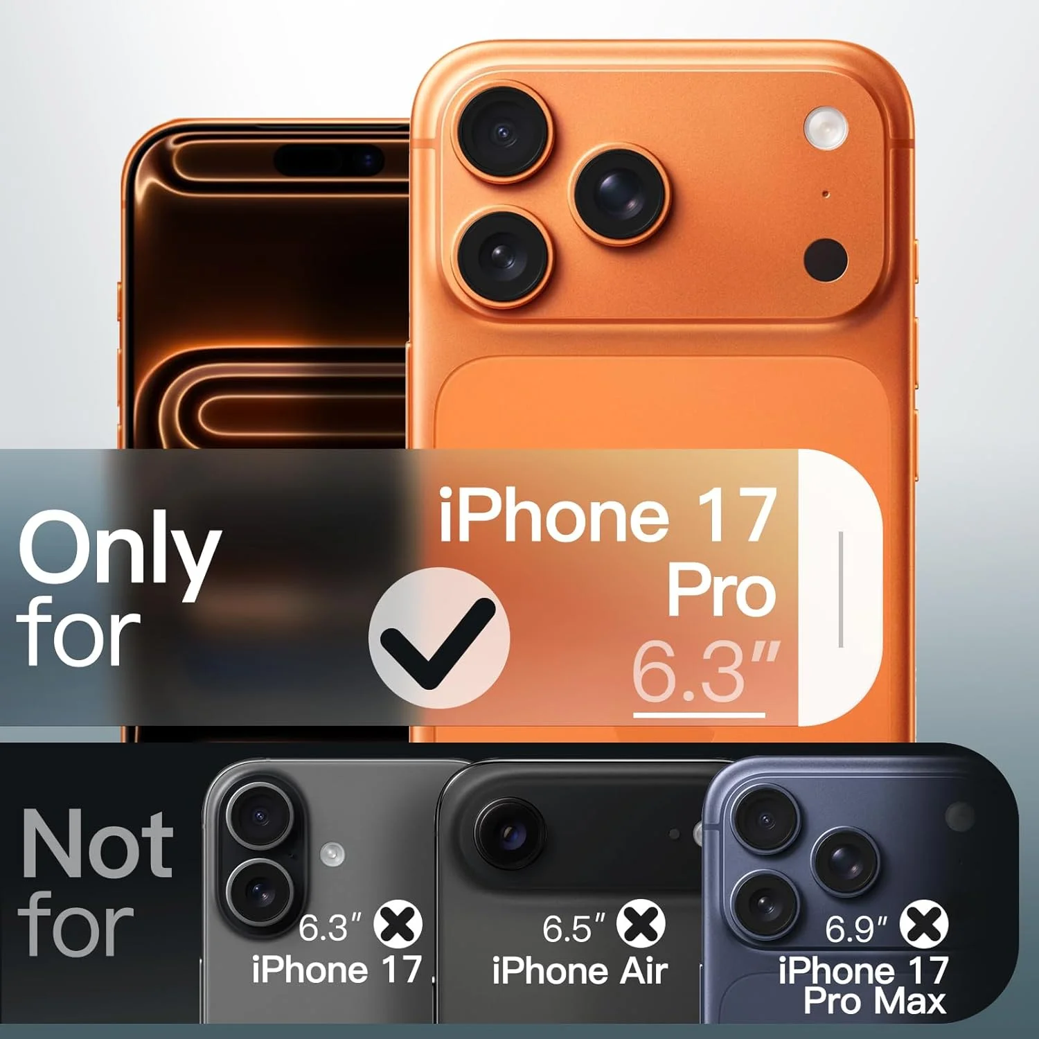 کاور آهنربایی JETech برای آیفون ۱۷ پرو ۶.۳ اینچی سازگار با MagSafe، محافظت کامل لنز دوربین، پشت مات نیمه شفاف باریک و مقاوم در برابر ضربه (نارنجی) کاور آهنربایی JETech برای آیفون ۱۷ پرو ۶.۳ اینچی سازگار با MagSafe، محافظت کامل لنز دوربین، پشت مات نیمه شفاف باریک و مقاوم در برابر ضربه (نارنجی)