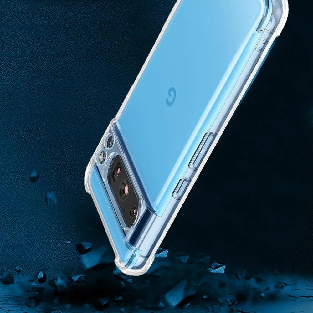 کاور محافظ شفاف مارگون برای گوشی گوگل پیکسل 8 پرو، باریک، مقاوم در برابر ضربه، با لبه های نرم TPU و گوشه های تقویت شده کاور محافظ شفاف مارگون برای گوشی گوگل پیکسل 8 پرو، باریک، مقاوم در برابر ضربه، با لبه های نرم TPU و گوشه های تقویت شده