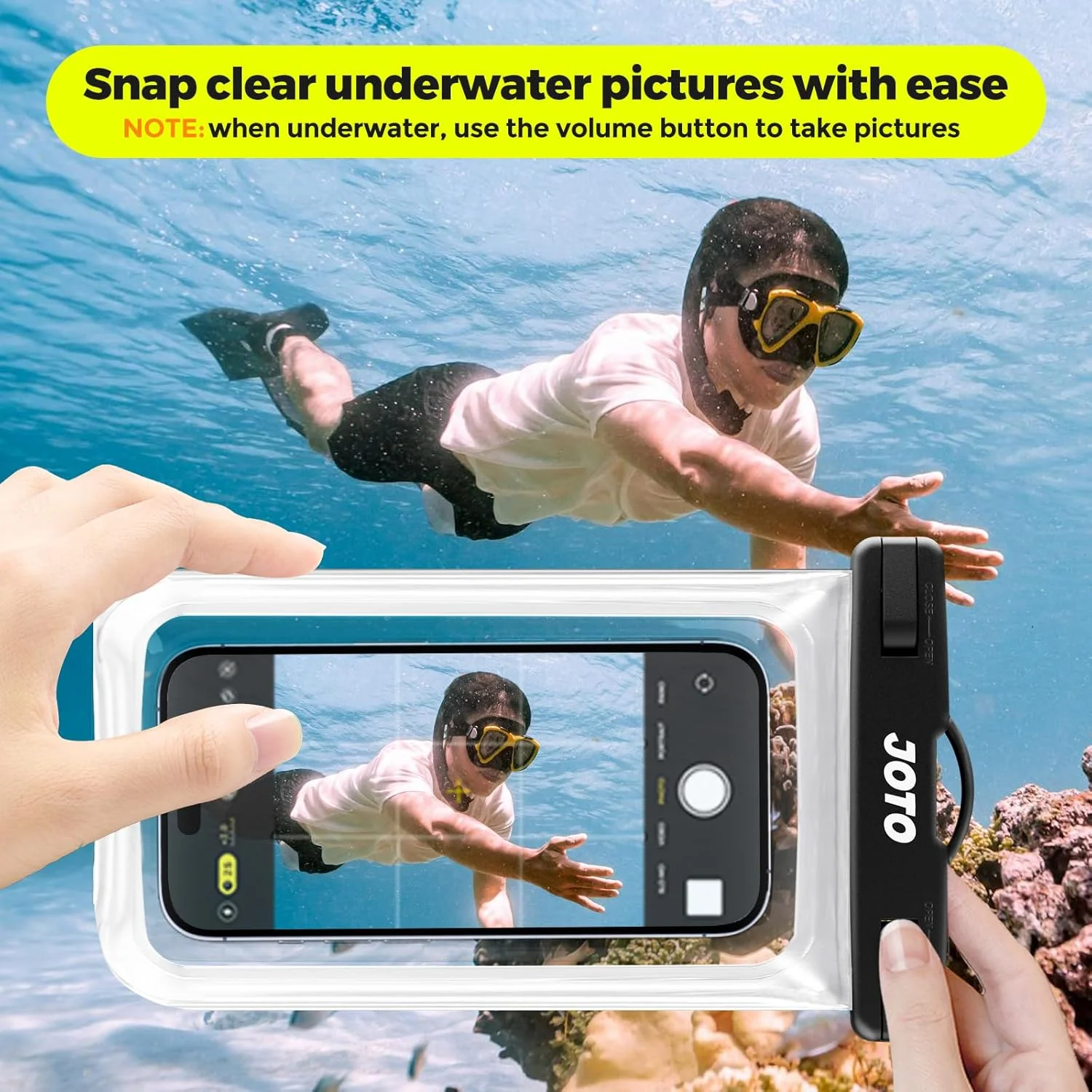 JOTO Waterproof Phone Pouch IPX8 Universal Waterproof Case Dry Bag Phone Protector for iPhone 17 16 15 14 13 12 11 Pro Max Air Plus XS XR X 8 Galaxy S23 S22 S21 S20 Pixel Up to 7" -2 Pack, Clear JOTO Waterproof Phone Pouch IPX8 Universal Waterproof Case Dry Bag Phone Protector for iPhone 17 16 15 14 13 12 11 Pro Max Air Plus XS XR X 8 Galaxy S23 S22 S21 S20 Pixel Up to 7" -2 Pack, Clear