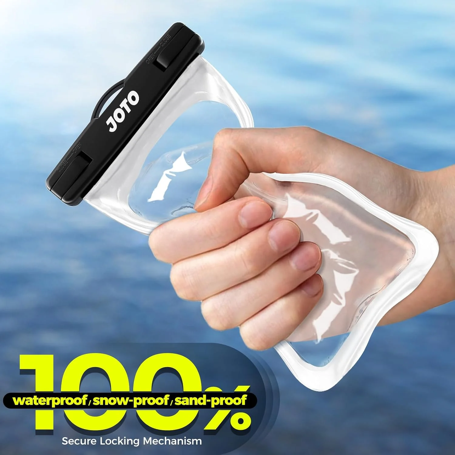 JOTO Waterproof Phone Pouch IPX8 Universal Waterproof Case Dry Bag Phone Protector for iPhone 17 16 15 14 13 12 11 Pro Max Air Plus XS XR X 8 Galaxy S23 S22 S21 S20 Pixel Up to 7" -2 Pack, Clear JOTO Waterproof Phone Pouch IPX8 Universal Waterproof Case Dry Bag Phone Protector for iPhone 17 16 15 14 13 12 11 Pro Max Air Plus XS XR X 8 Galaxy S23 S22 S21 S20 Pixel Up to 7" -2 Pack, Clear