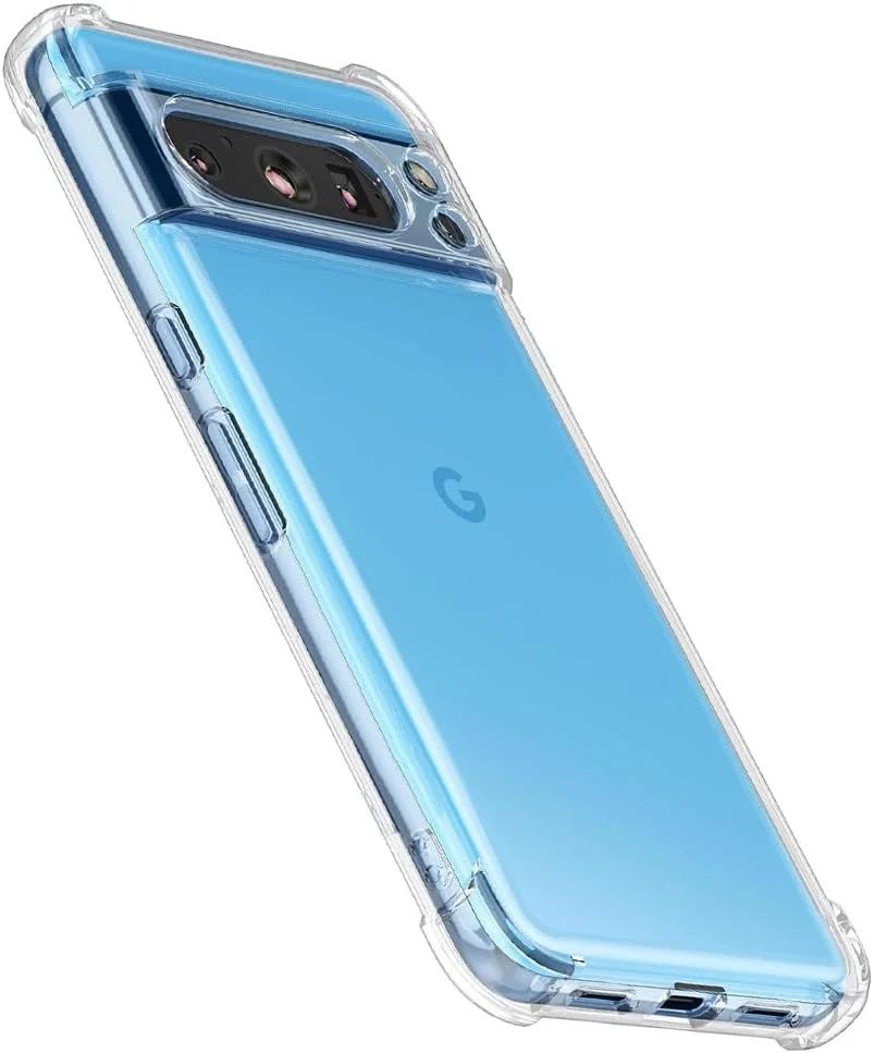 کاور محافظ شفاف مارگون برای گوشی گوگل پیکسل 8 پرو، باریک، مقاوم در برابر ضربه، با لبه های نرم TPU و گوشه های تقویت شده کاور محافظ شفاف مارگون برای گوشی گوگل پیکسل 8 پرو، باریک، مقاوم در برابر ضربه، با لبه های نرم TPU و گوشه های تقویت شده