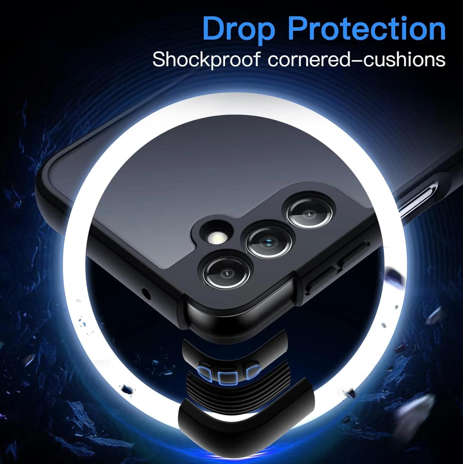 کاور مات JETech برای گوشی سامسونگ گلکسی A14 4G/5G با صفحه نمایش 6.6 اینچی، محافظ باریک و نیمه شفاف ضد اثر انگشت (مشکی) کاور مات JETech برای گوشی سامسونگ گلکسی A14 4G/5G با صفحه نمایش 6.6 اینچی، محافظ باریک و نیمه شفاف ضد اثر انگشت (مشکی)