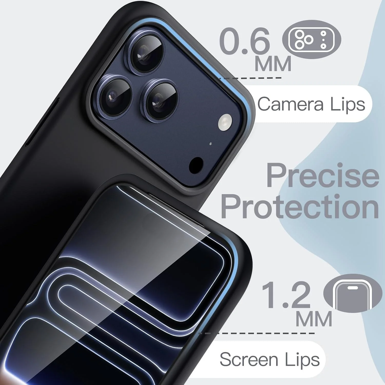 کاور سیلیکونی مایع JETech برای آیفون 17 پرو مکس 6.9 اینچی، محافظت کامل بدنه با لمس نرم و ابریشمی، ضد خش و ضد ضربه با پوشش داخلی میکروفایبر (مشکی) کاور سیلیکونی مایع JETech برای آیفون 17 پرو مکس 6.9 اینچی، محافظت کامل بدنه با لمس نرم و ابریشمی، ضد خش و ضد ضربه با پوشش داخلی میکروفایبر (مشکی)