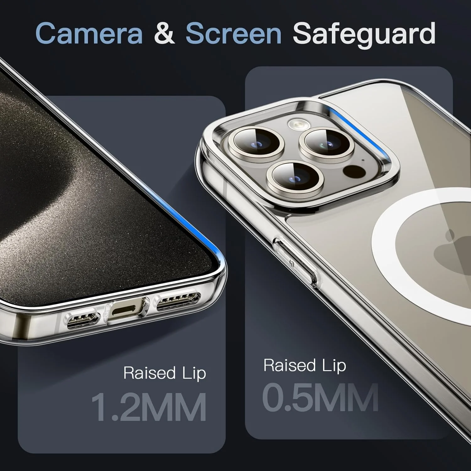 کاور آهنربایی JETech برای آیفون 15 پرو 6.1 اینچی، سازگار با شارژ بیسیم MagSafe، کاور ضربهگیر ضد ضربه، پشت شفاف ضد خش (شفاف) کاور آهنربایی JETech برای آیفون 15 پرو 6.1 اینچی، سازگار با شارژ بیسیم MagSafe، کاور ضربهگیر ضد ضربه، پشت شفاف ضد خش (شفاف)