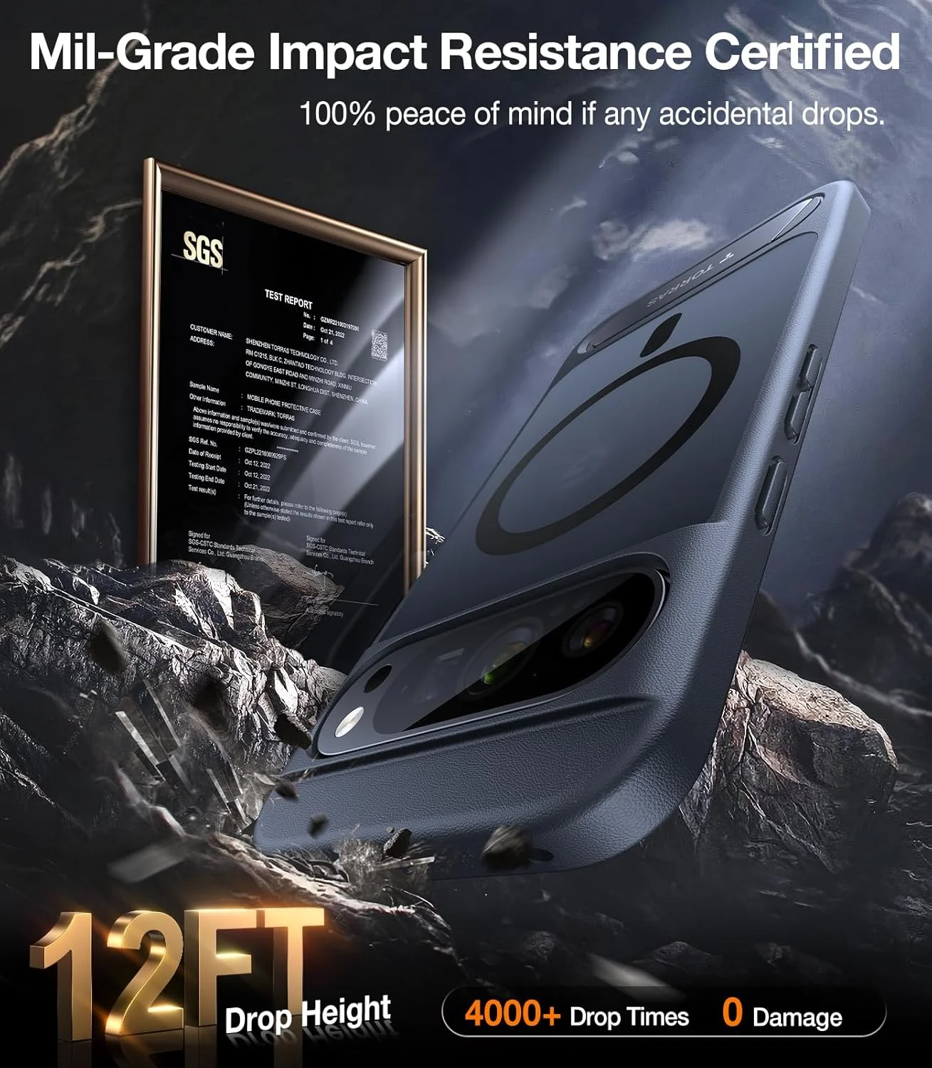 کاور محافظ آهنربایی و استند دار TORRAS برای گوشی گوگل پیکسل 9 پرو / پیکسل 9، سازگار با MagSafe، محافظت در برابر سقوط از ارتفاع 3.6 متری، طراحی باریک، دارای استند داخلی، مشکی مات نیمه شفاف کاور محافظ آهنربایی و استند دار TORRAS برای گوشی گوگل پیکسل 9 پرو / پیکسل 9، سازگار با MagSafe، محافظت در برابر سقوط از ارتفاع 3.6 متری، طراحی باریک، دارای استند داخلی، مشکی مات نیمه شفاف