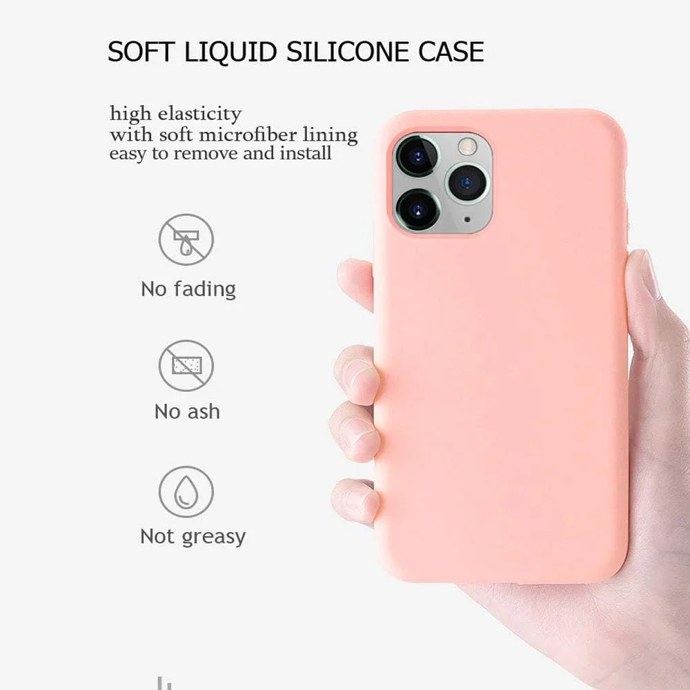 قاب گوشی آیفون 12 پرو مکس، پوشش سیلیکونی مایع نرم و با کیفیت، محافظت کامل از بدنه، ضد خش، ضد ضربه، محافظت در برابر سقوط، باریک، بامپر لاستیکی (صورتی) قاب گوشی آیفون 12 پرو مکس، پوشش سیلیکونی مایع نرم و با کیفیت، محافظت کامل از بدنه، ضد خش، ضد ضربه، محافظت در برابر سقوط، باریک، بامپر لاستیکی (صورتی)