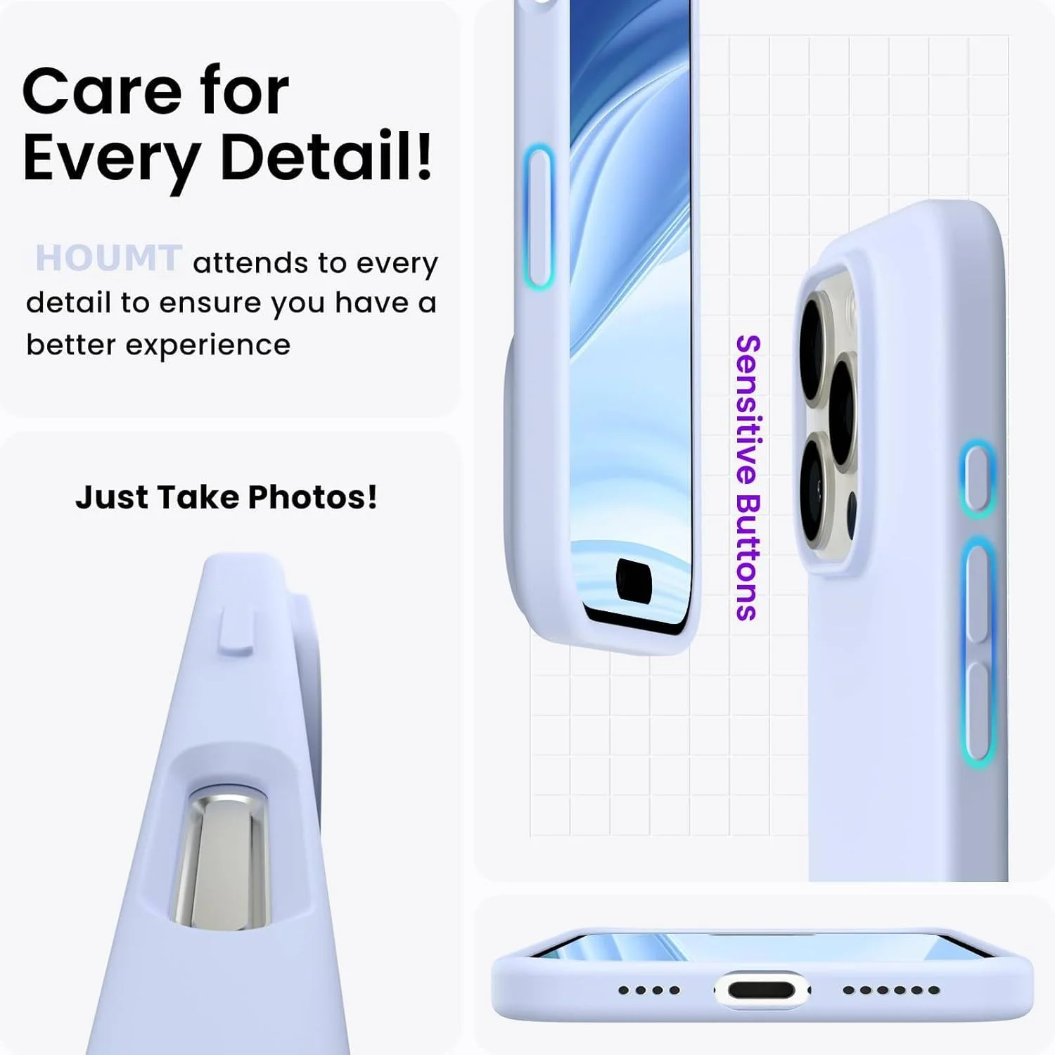 قاب محافظ سیلیکونی نرم آیفون 16 پرو 6.3 اینچی، کاور محافظ ضد ضربه با لایه داخلی میکروفایبر برای آیفون 16 پرو (آبی آسمانی، آیفون 16 پرو 6.3 اینچ) قاب محافظ سیلیکونی نرم آیفون 16 پرو 6.3 اینچی، کاور محافظ ضد ضربه با لایه داخلی میکروفایبر برای آیفون 16 پرو (آبی آسمانی، آیفون 16 پرو 6.3 اینچ)