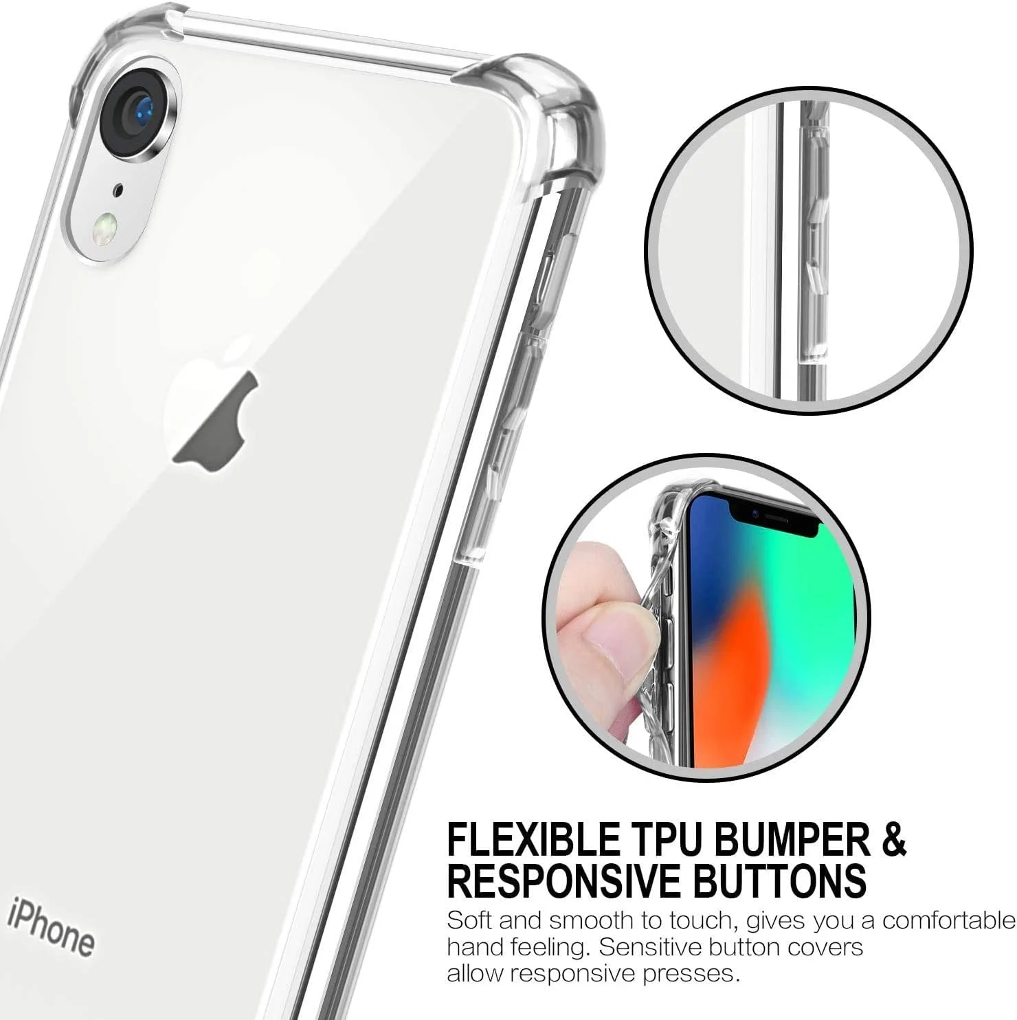 کاور محافظ ژله ای شفاف و باریک گوشی آیفون XR مدل Emodil کاور محافظ ژله ای شفاف و باریک گوشی آیفون XR مدل Emodil