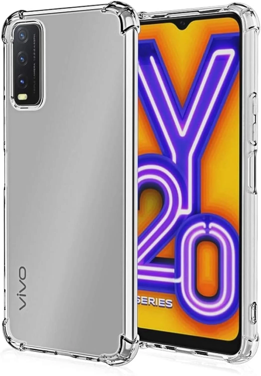 کاور محافظ جدید مناسب برای گوشی ویوو Y20، کاور بامپر، جنس سیلیکون TPU نرم و شفاف، ضد ضربه کاور محافظ جدید مناسب برای گوشی ویوو Y20، کاور بامپر، جنس سیلیکون TPU نرم و شفاف، ضد ضربه