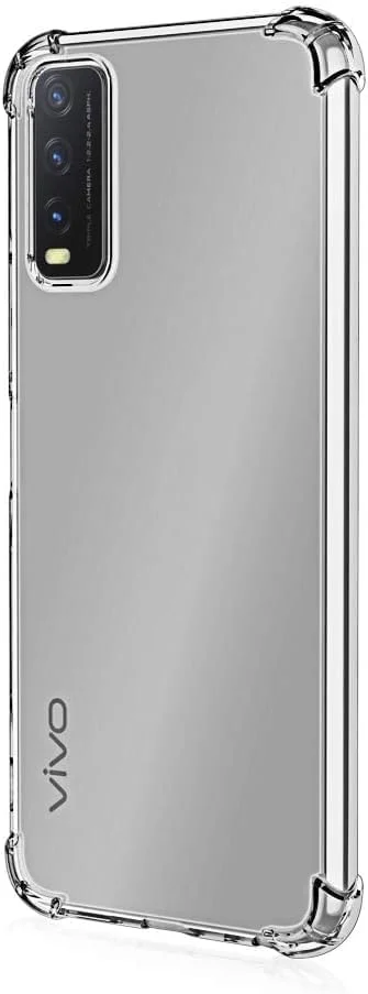 کاور محافظ جدید مناسب برای گوشی ویوو Y20، کاور بامپر، جنس سیلیکون TPU نرم و شفاف، ضد ضربه