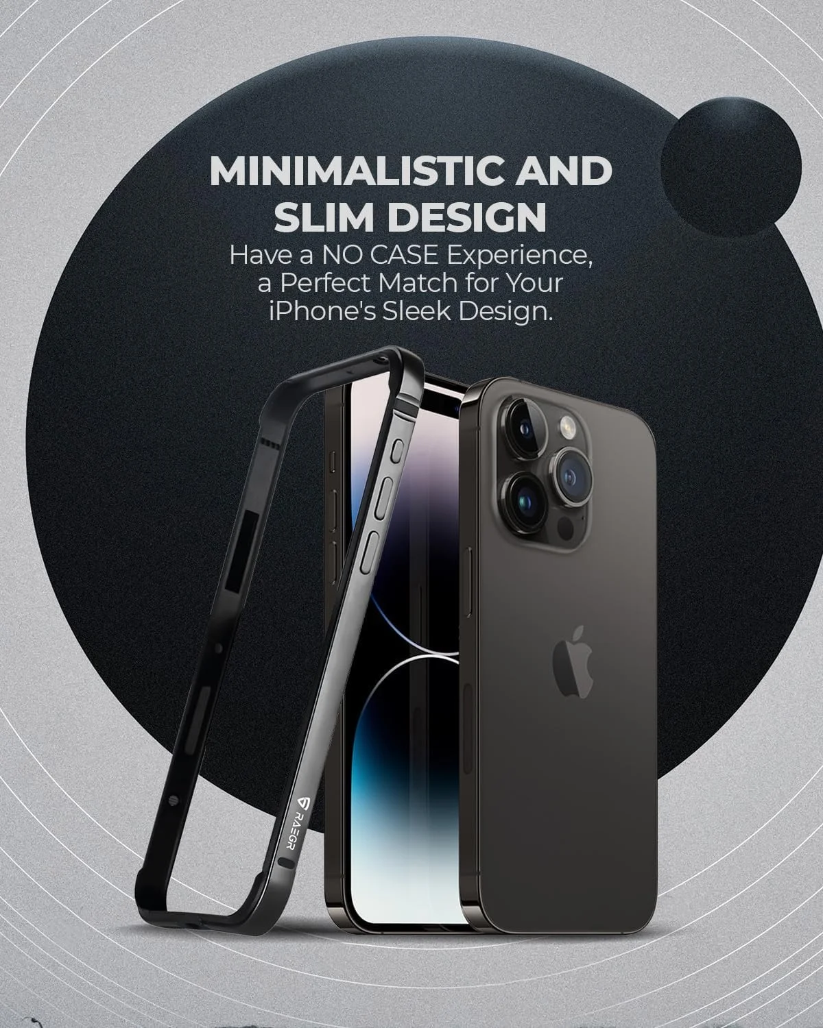 کاور گوشی ریگر | بامپر آلومینیومی آنودایز شده | پشتیبانی از شارژ بیسیم Mag-Safe | کاور محافظ لبه ای مینیمال سازگار با آیفون 15 پرو مکس (6.7 اینچ) (2023) - مشکی RG10529 کاور گوشی ریگر | بامپر آلومینیومی آنودایز شده | پشتیبانی از شارژ بیسیم Mag-Safe | کاور محافظ لبه ای مینیمال سازگار با آیفون 15 پرو مکس (6.7 اینچ) (2023) - مشکی RG10529