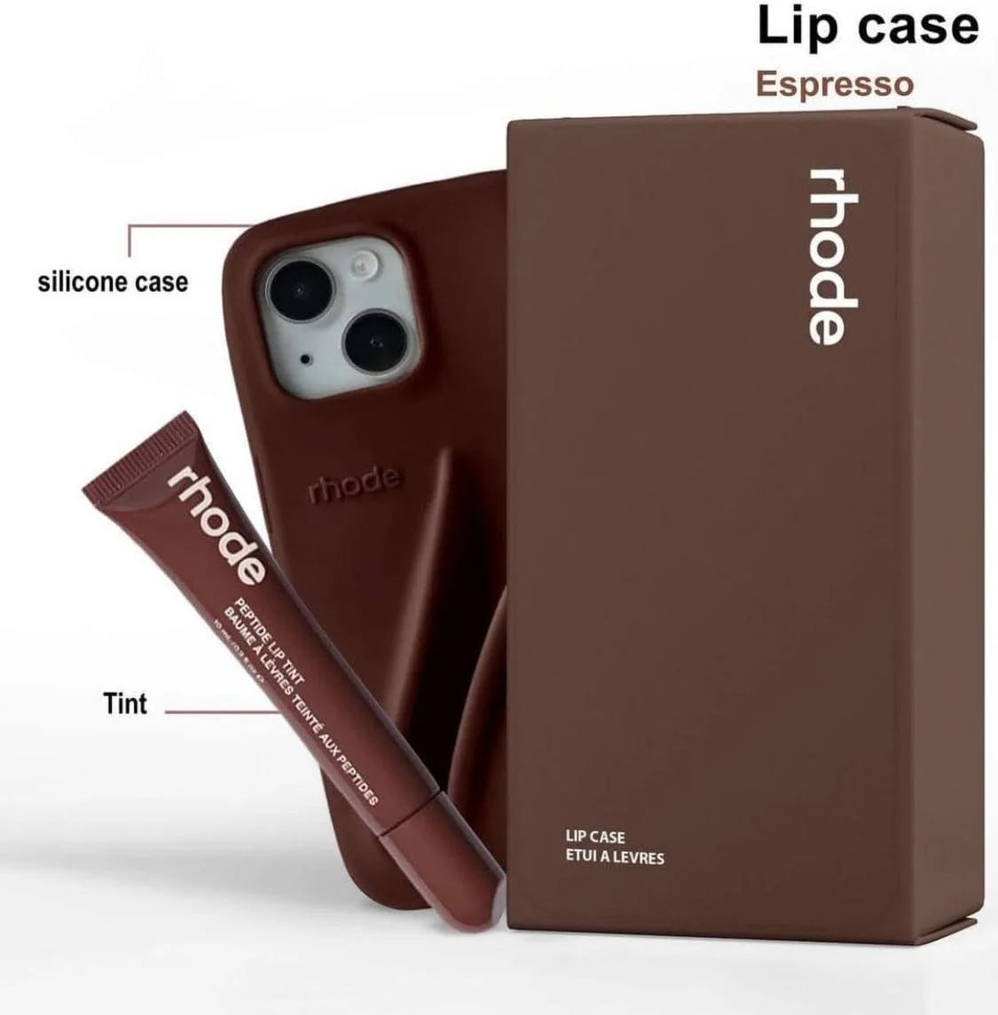 کاور گوشی آیفون 11 پرو مکس به همراه جای بالم لب و کیف سیلیکونی مسافرتی شیک (قهوه ای) کاور گوشی آیفون 11 پرو مکس به همراه جای بالم لب و کیف سیلیکونی مسافرتی شیک (قهوه ای)