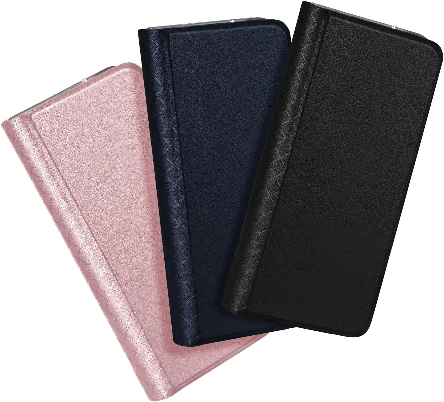 کیف پول چرمی لوکس Gruattreay سازگار با Google Pixel 9 Pro Fold، کاور تاشو با پایه و محافظت کامل به همراه جای کارت برای Pixel 9 Pro Fold (مشکی)