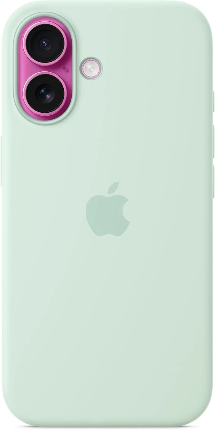 قاب سیلیکونی آیفون 16 اپل با MagSafe – آبی دریایی