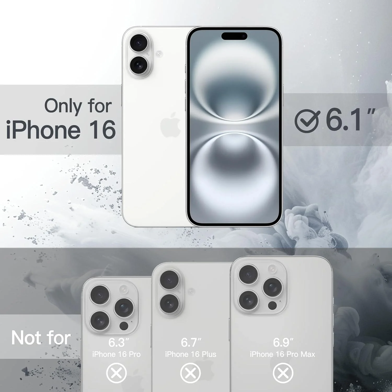 کاور مگ سیف JETech مناسب برای آیفون 16 (6.1 اینچ)، کاور ضربه گیر گوشی، فریم TPU مات رنگ ثابت، پشت شفاف ضد خش (سفید) کاور مگ سیف JETech مناسب برای آیفون 16 (6.1 اینچ)، کاور ضربه گیر گوشی، فریم TPU مات رنگ ثابت، پشت شفاف ضد خش (سفید)