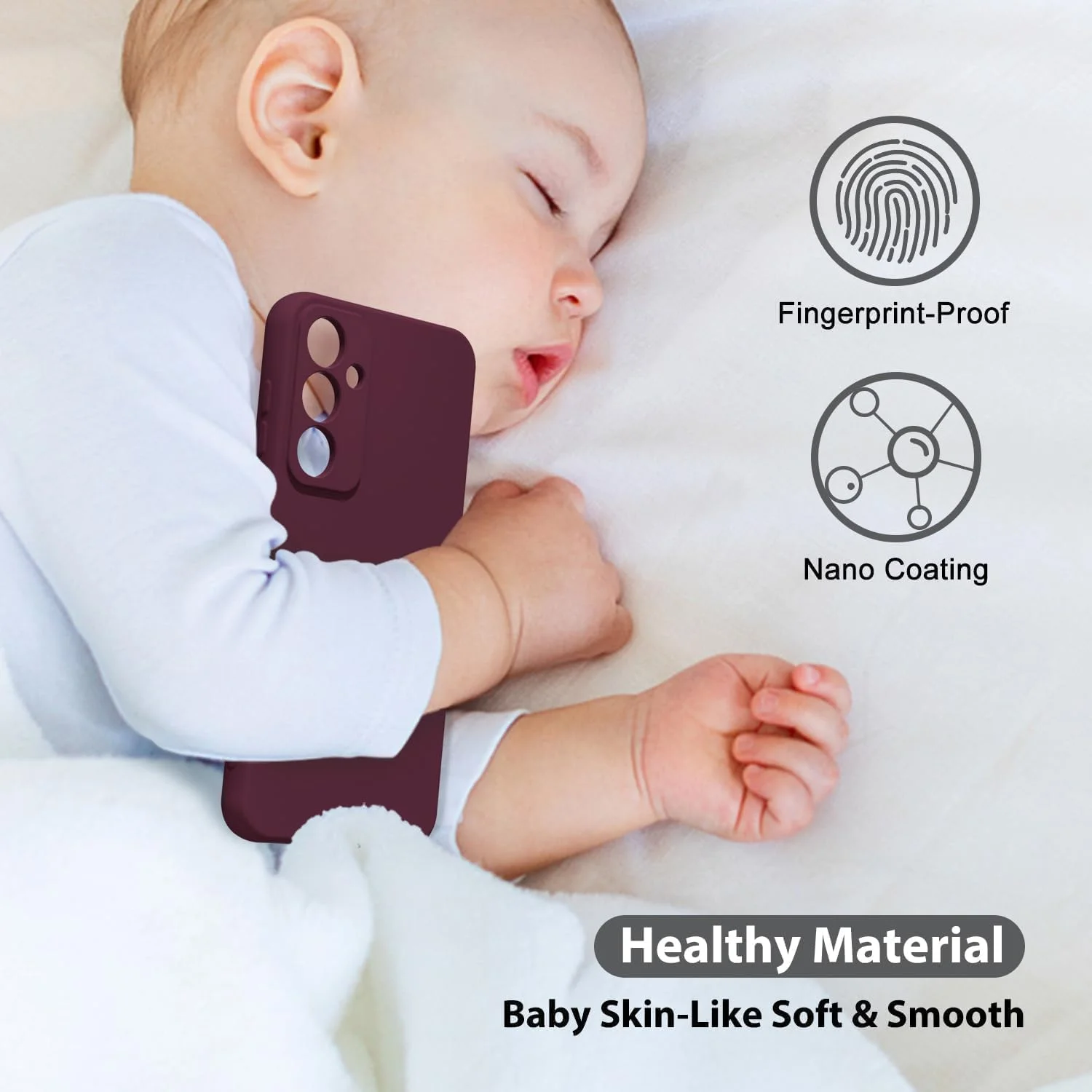 کاور جدید سازگار با گوشی سامسونگ گلکسی S23، مشکی، باریک، محافظ پشتی نرم TPU، کاور سیلیکونی انعطاف پذیر، محافظت سنگین، ضد لغزش (مارون، سامسونگ گلکسی S23 پلاس)