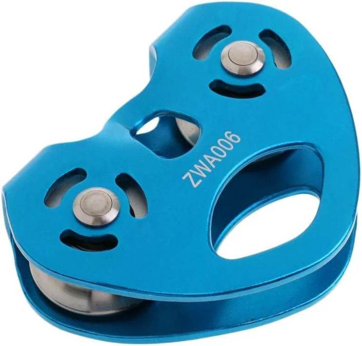 قرقره کابل زیپ لاین AAGAZA F 30KN، قرقره دو سرعته برای صعود و حمل و نقل