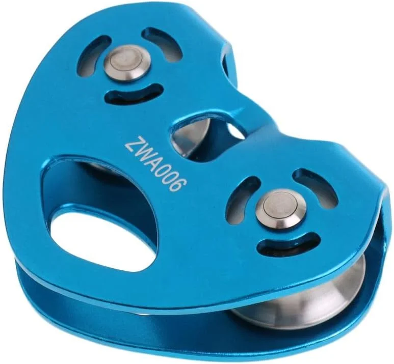 قرقره کابل زیپ لاین AAGAZA F 30KN، قرقره دو سرعته برای صعود و حمل و نقل