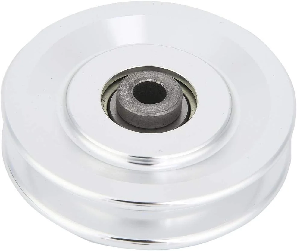 چرخ قرقره بدنسازی آلیاژ آلومینیوم 90mm/115mm مناسب باشگاه خانگی، قرقره های بلبرینگ، لوازم جانبی تمرینات قدرتی