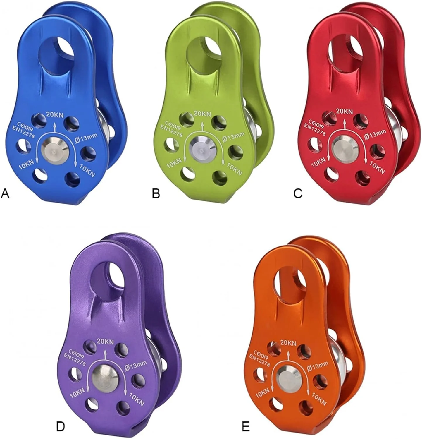 قرقره ARGUESB با صفحه جانبی ثابت، تجهیزات سنگین کوهنوردی، تجهیزات نجات در فضای باز، سخت افزار ایمنی پاراکورد (نارنجی)