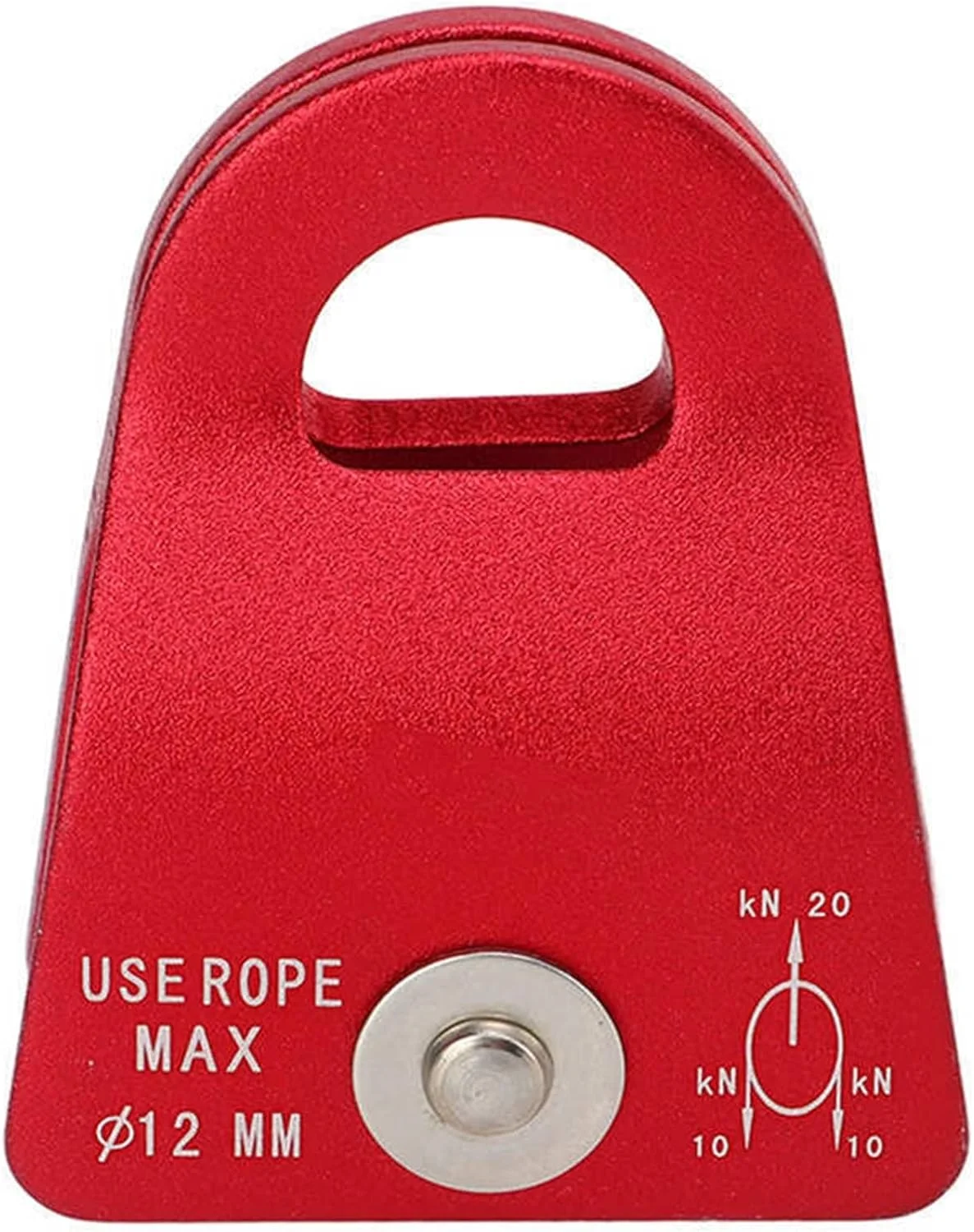 قرقره ARGUESB، قرقره صخره نوردی در فضای باز، قرقره تک صفحه جانبی سراشیبی، نقطه آویز نیم دایره برای نجات (آبی تیره)