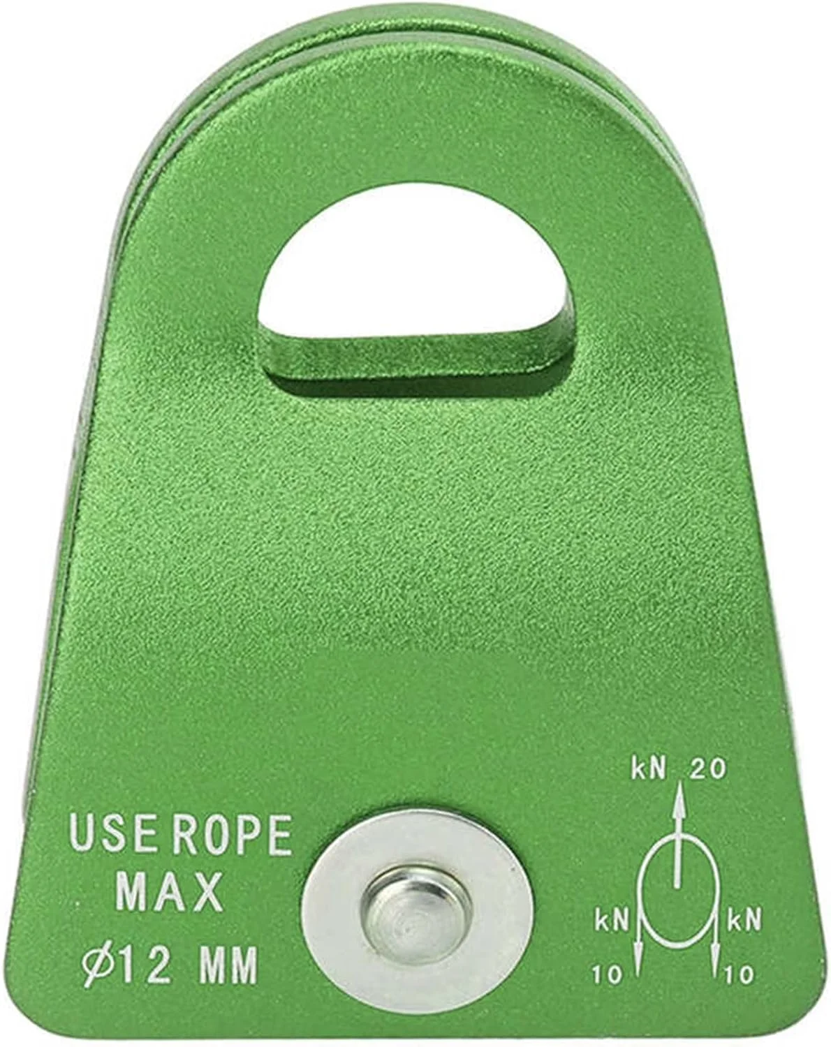 قرقره ARGUESB، قرقره صخره نوردی در فضای باز، قرقره تک صفحه جانبی سراشیبی، نقطه آویز نیم دایره ای برای نجات (آبی تیره)