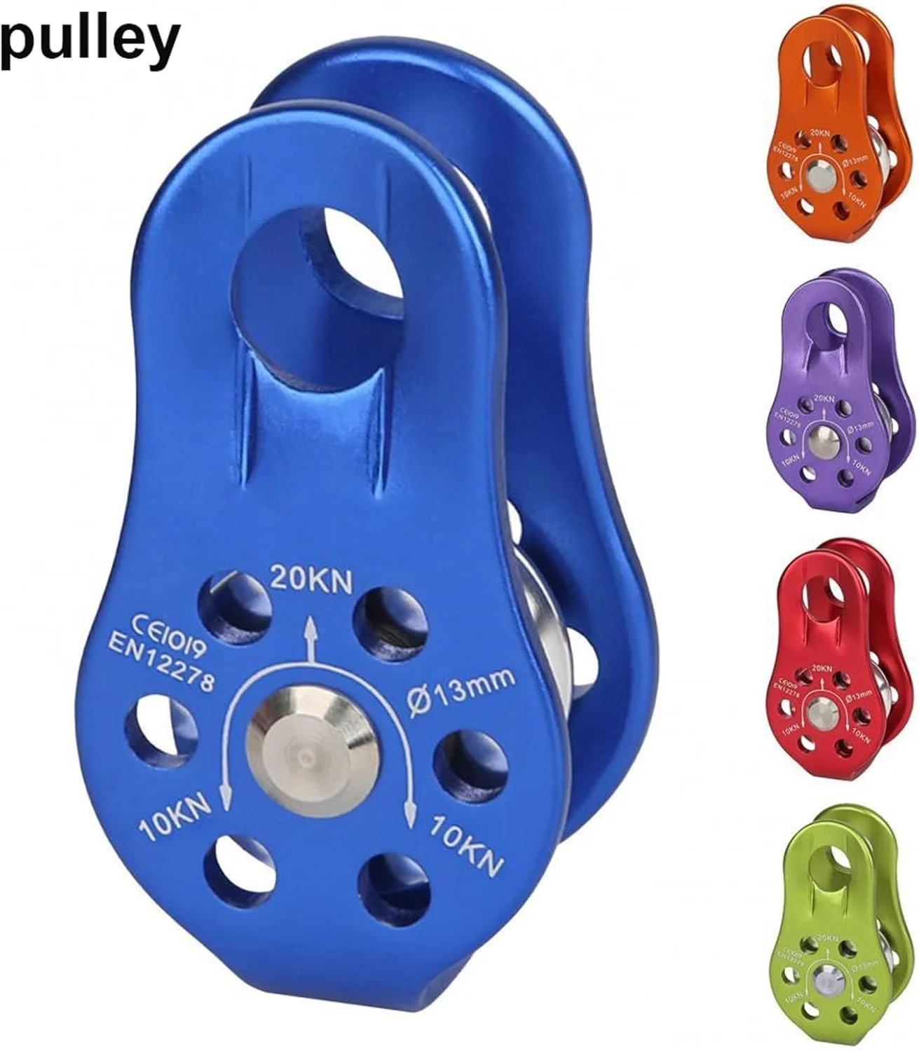 قرقره ARGUESB با صفحه جانبی ثابت، تجهیزات سنگین کوهنوردی، تجهیزات نجات در فضای باز، سخت افزار ایمنی پاراکورد (نارنجی)