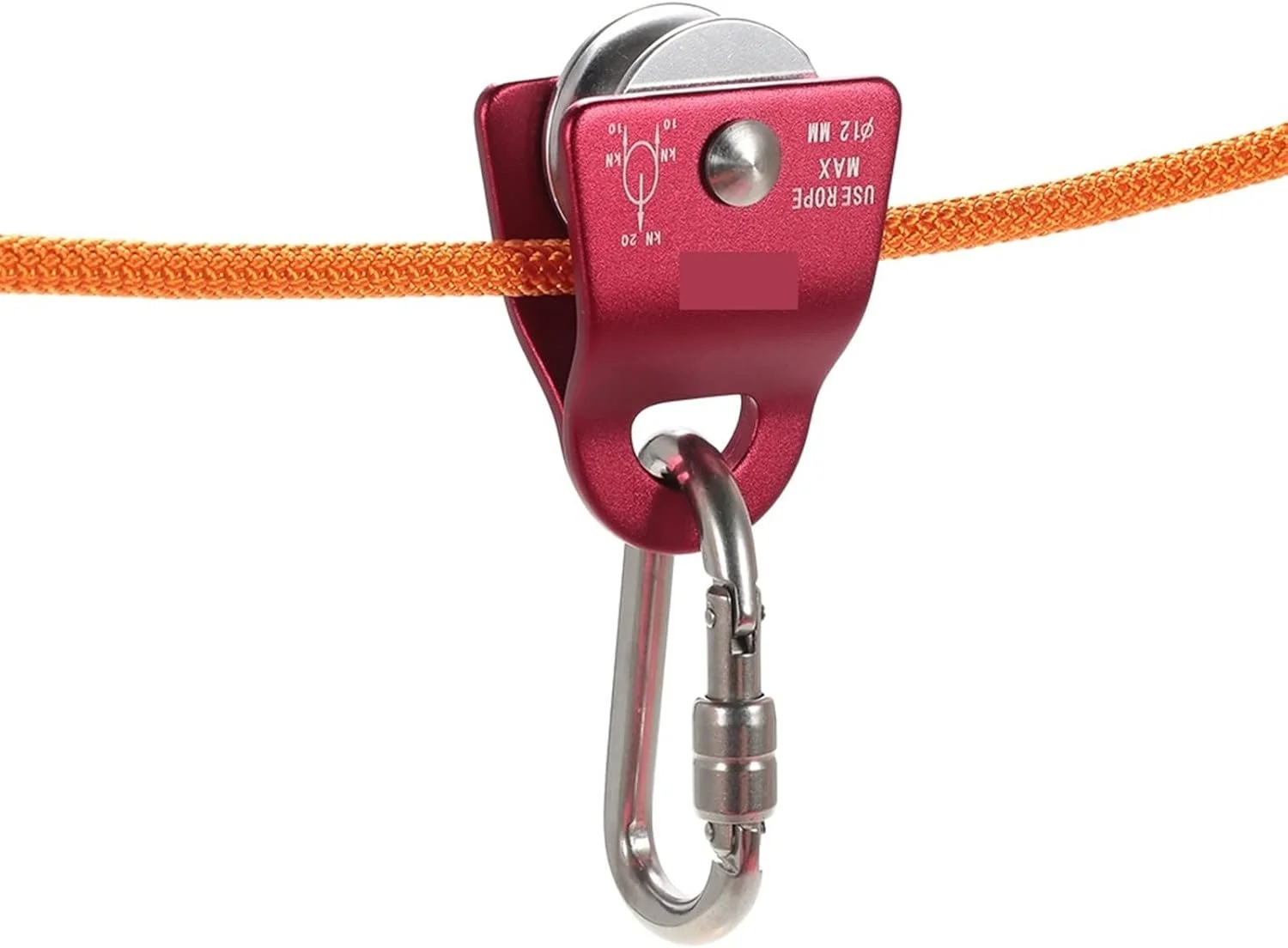 قرقره بلبرینگ ARGUESB، قرقره کوچک متحرک طناب برای تجهیزات، صخره نوردی، کوهنوردی، هرس درخت و لوازم جانبی