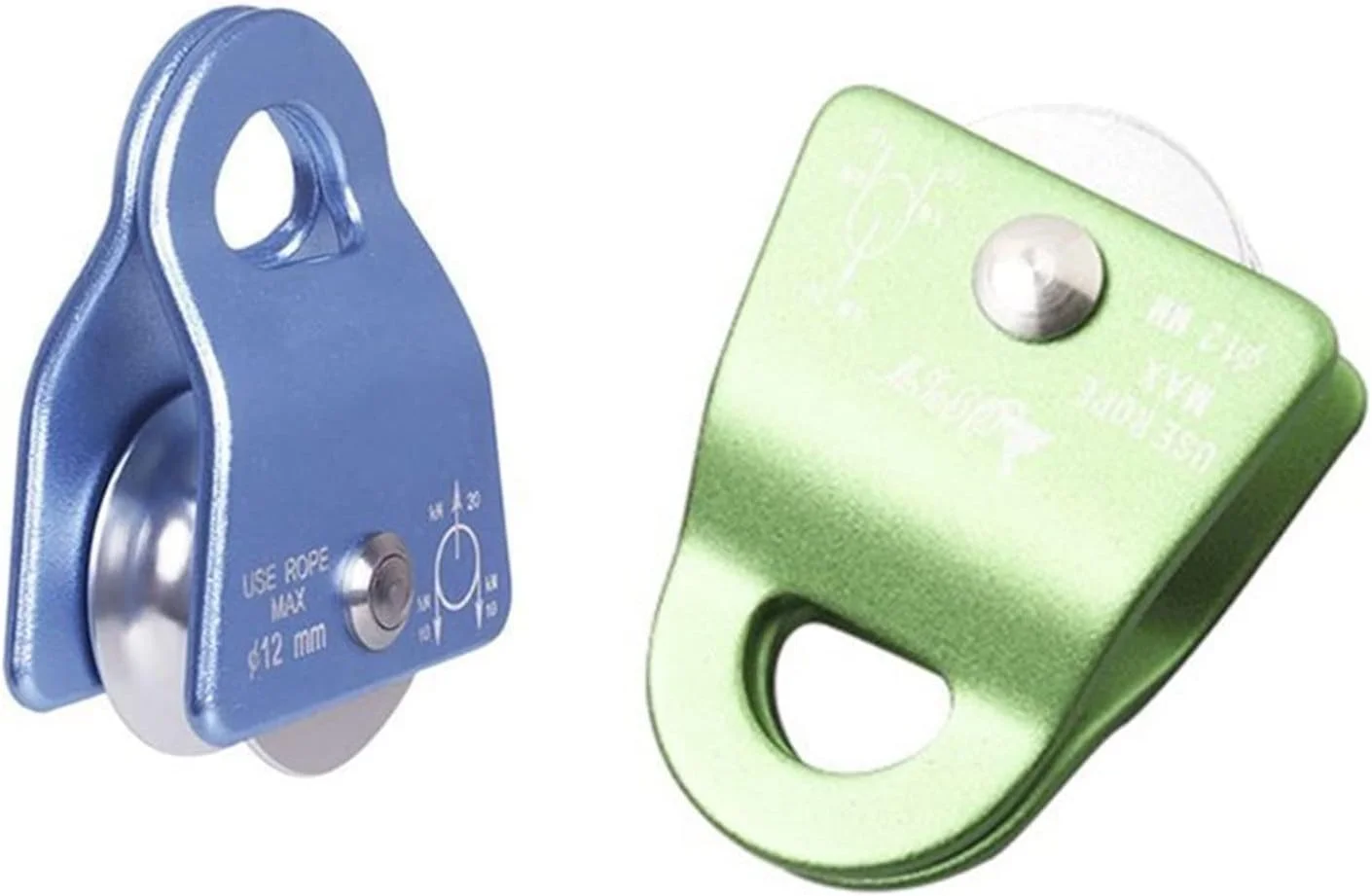 قرقره انعطاف پذیر ARGUESB، قرقره چرخشی درجه دار برای صخره نوردی در فضای باز، طناب، یخ، تسمه بالابر (Hortel)