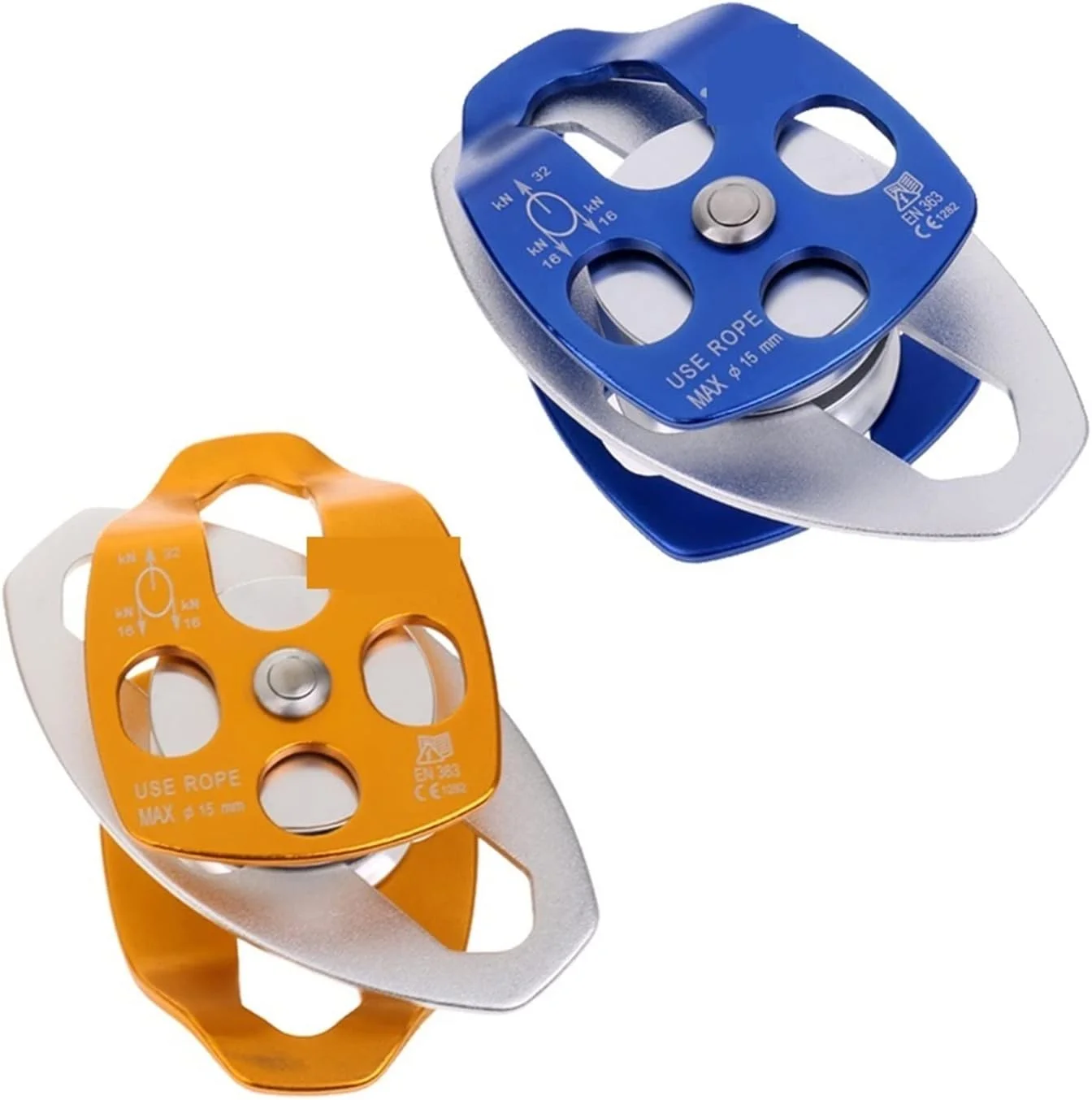 قرقره دوبل ARGUESB برای سیستم حمل و نقل، صخره نوردی، غارنوردی و کشیدن