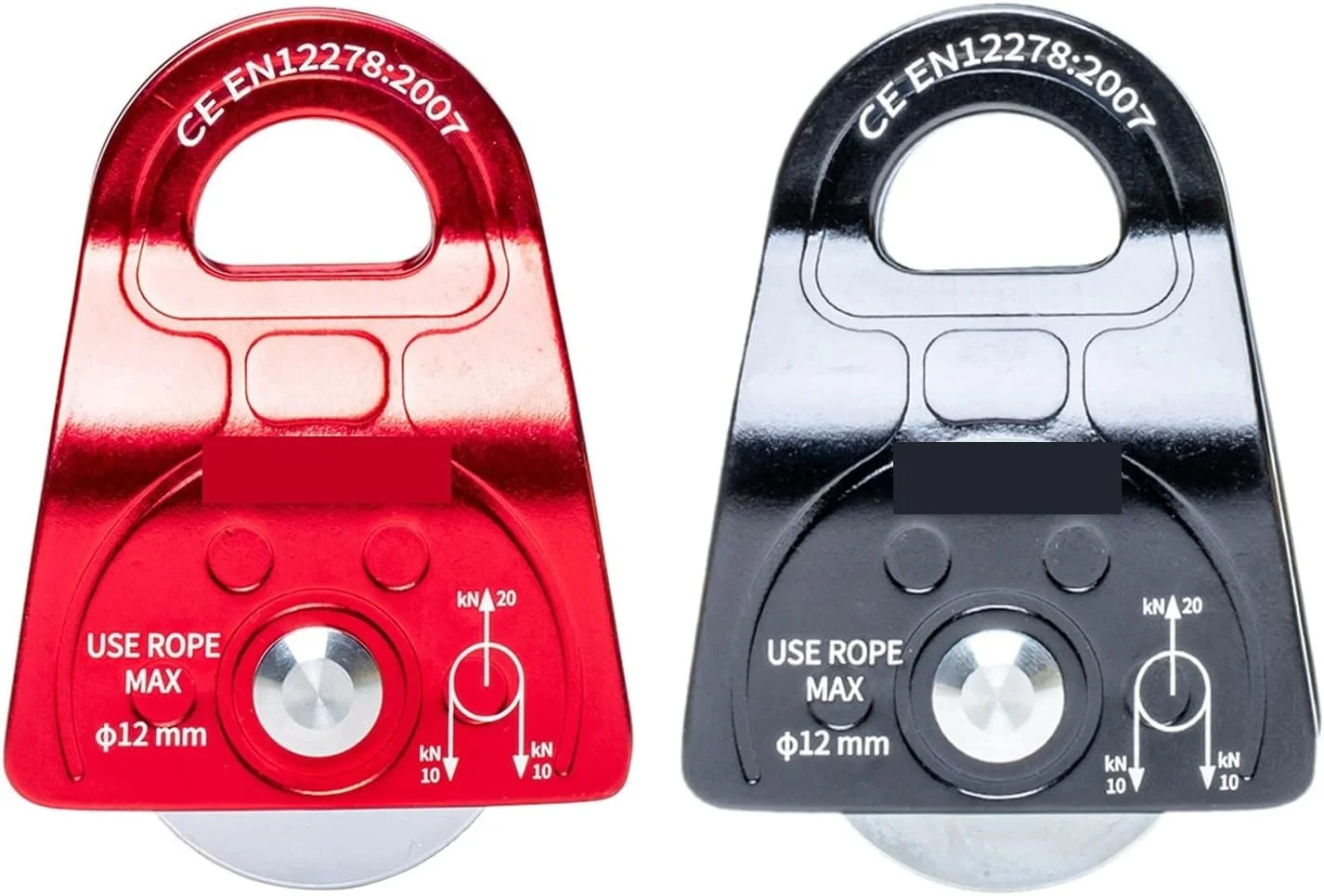 قرقره ARGUESB برای صخره نوردی، درخت نوردی، تجهیزات، زیپ لاین، لوازم جانبی (آبی تیره)