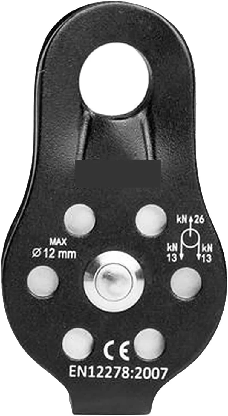 قرقره صخره نوردی ARGUESB، قرقره تک تسمه ای با صفحه جانبی ثابت، ابزار بقا در فضای باز، تجهیزات حمل و نقل در ارتفاع بالا (Hortel)