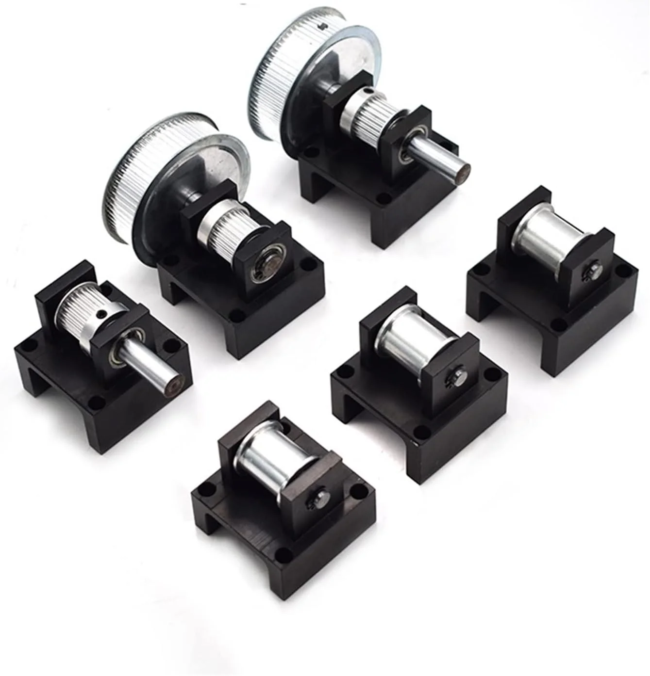 مجموعه پایه قرقره ARGUESB، قطعات مکانیکی دستگاه، جعبه کاهنده، قرقره هرزگرد، تسمه سفت کن، قرقره تایمینگ برای لیزر (چرخ دنده همزمان)