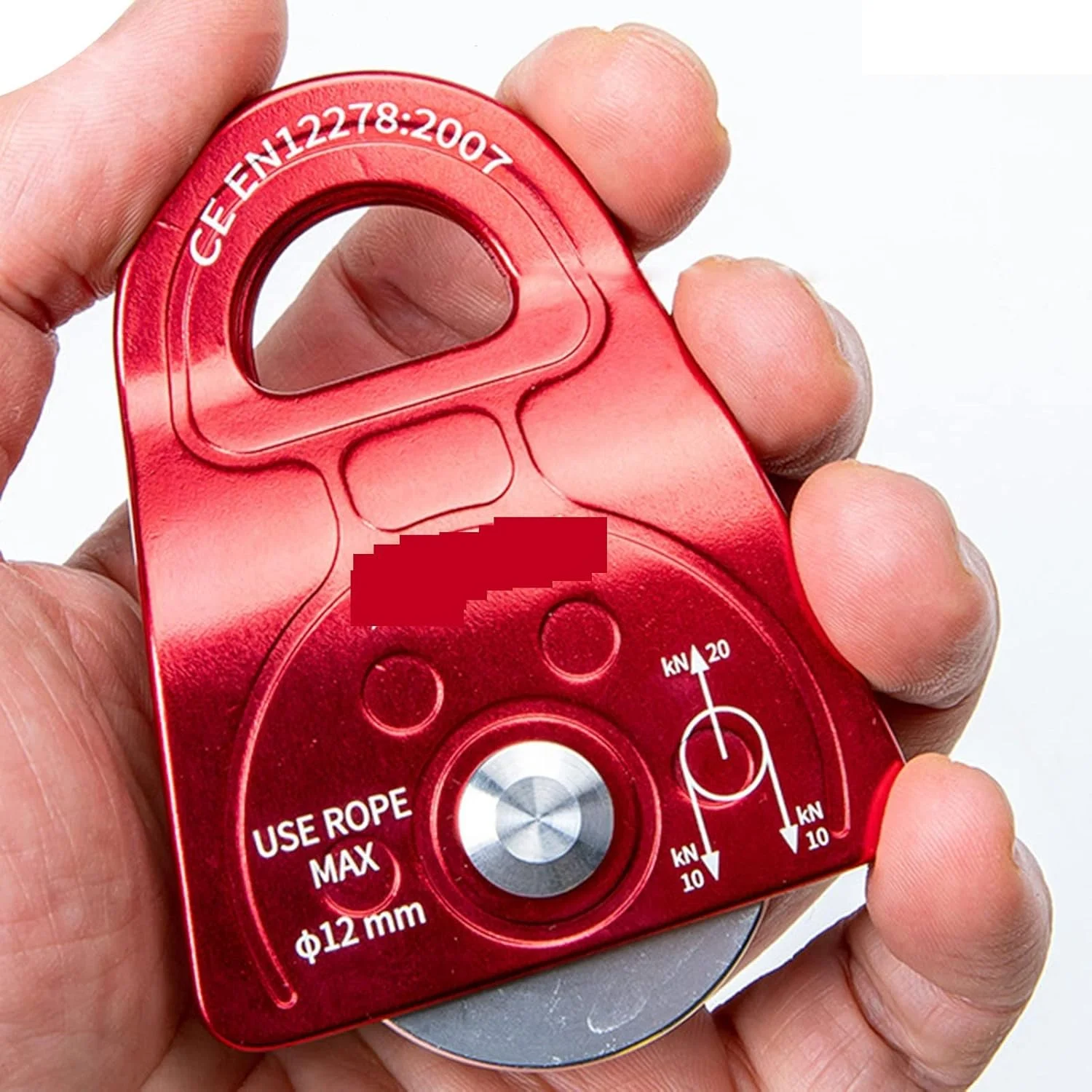 قرقره ARGUESB برای صخره نوردی، درخت نوردی، تجهیزات، زیپ لاین، لوازم جانبی (آبی تیره)