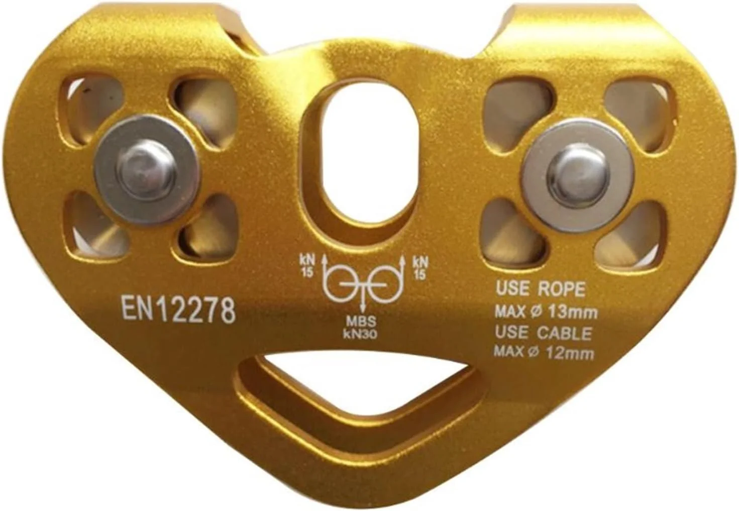 قرقره دوبل ARGUESB قرقره آلومینیومی برای صخره نوردی، کوهنوردی و نجات