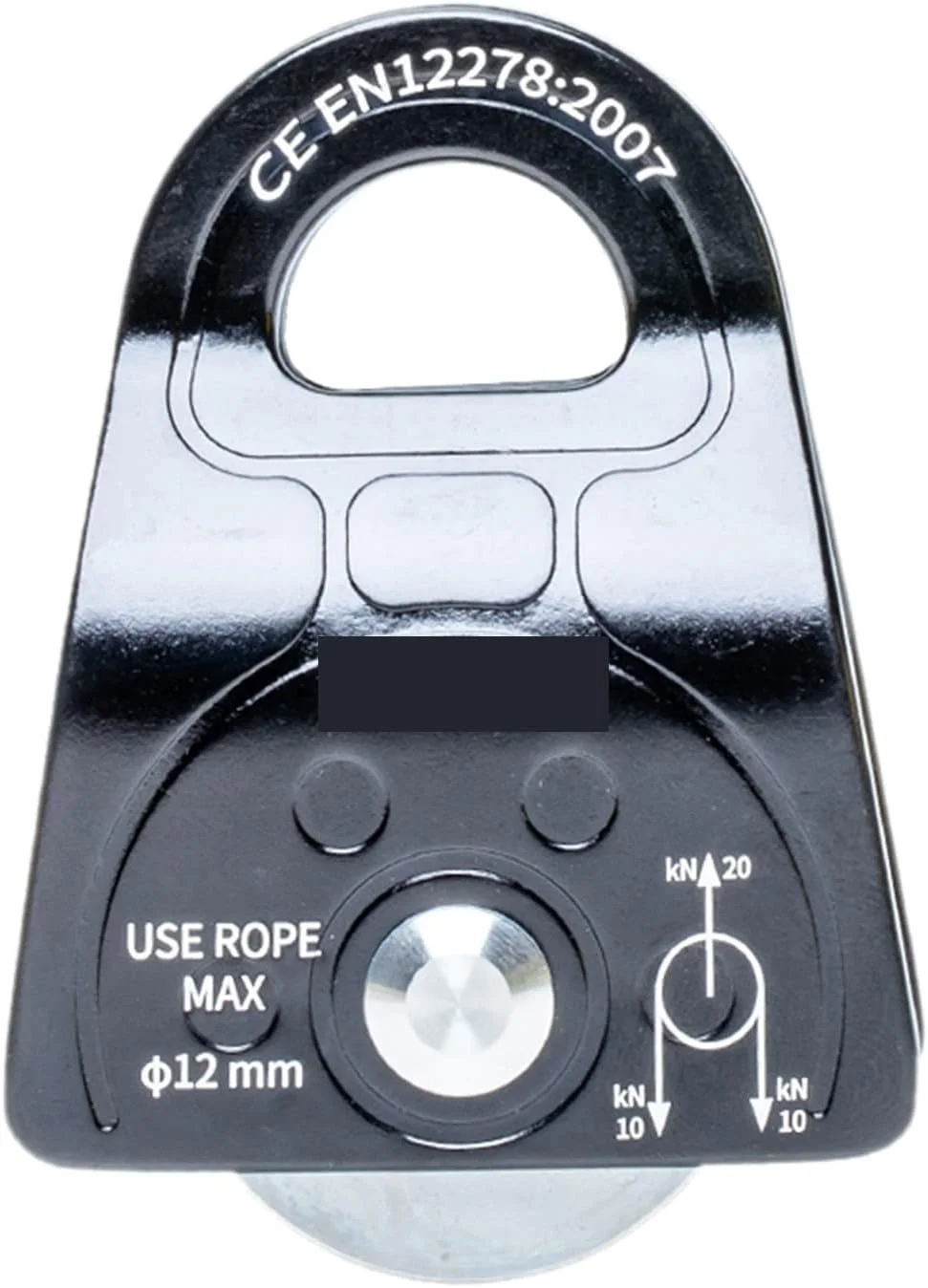 قرقره ARGUESB برای صخره نوردی، درخت نوردی، تجهیزات، زیپ لاین، لوازم جانبی (آبی تیره)