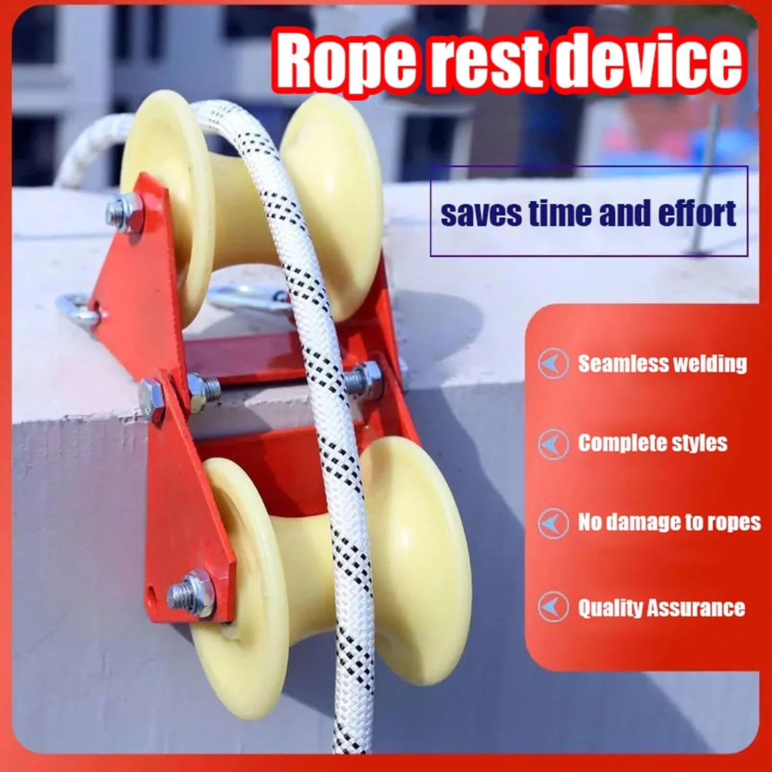 قرقره طنابی گوشه ای، چرخ قرقره دستی صعود کننده تاشو | تجهیزات جمع کننده طناب صرفه جویی در کار برای بهبود خانه، تزئین خانه، فعالیت های در فضای باز، ساخت صحنه