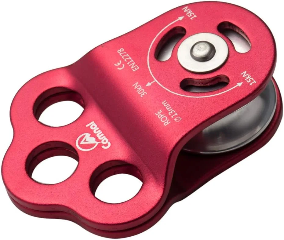 قرقره سه گانه 30KN برای صعود، کار در ارتفاع و طناب 13 میلی متری، ابزار کار در ارتفاع / 1146